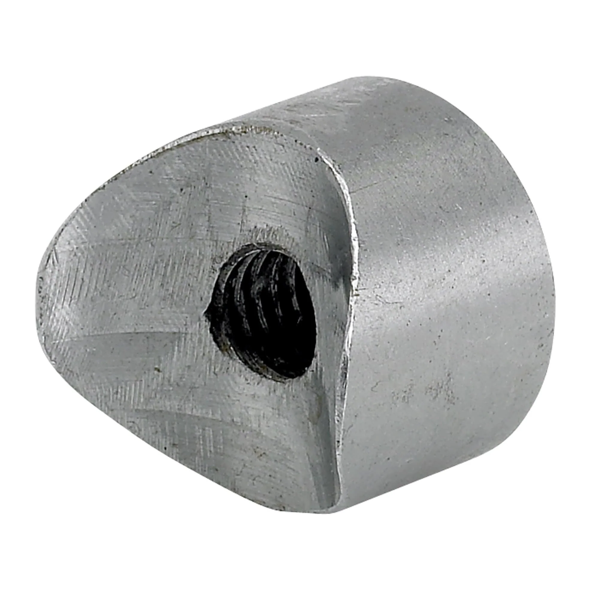 Coped Steel Bungs 1 inch Dia. 1/2 inch long - 5/16-18 thread - 2 pack - Image 2