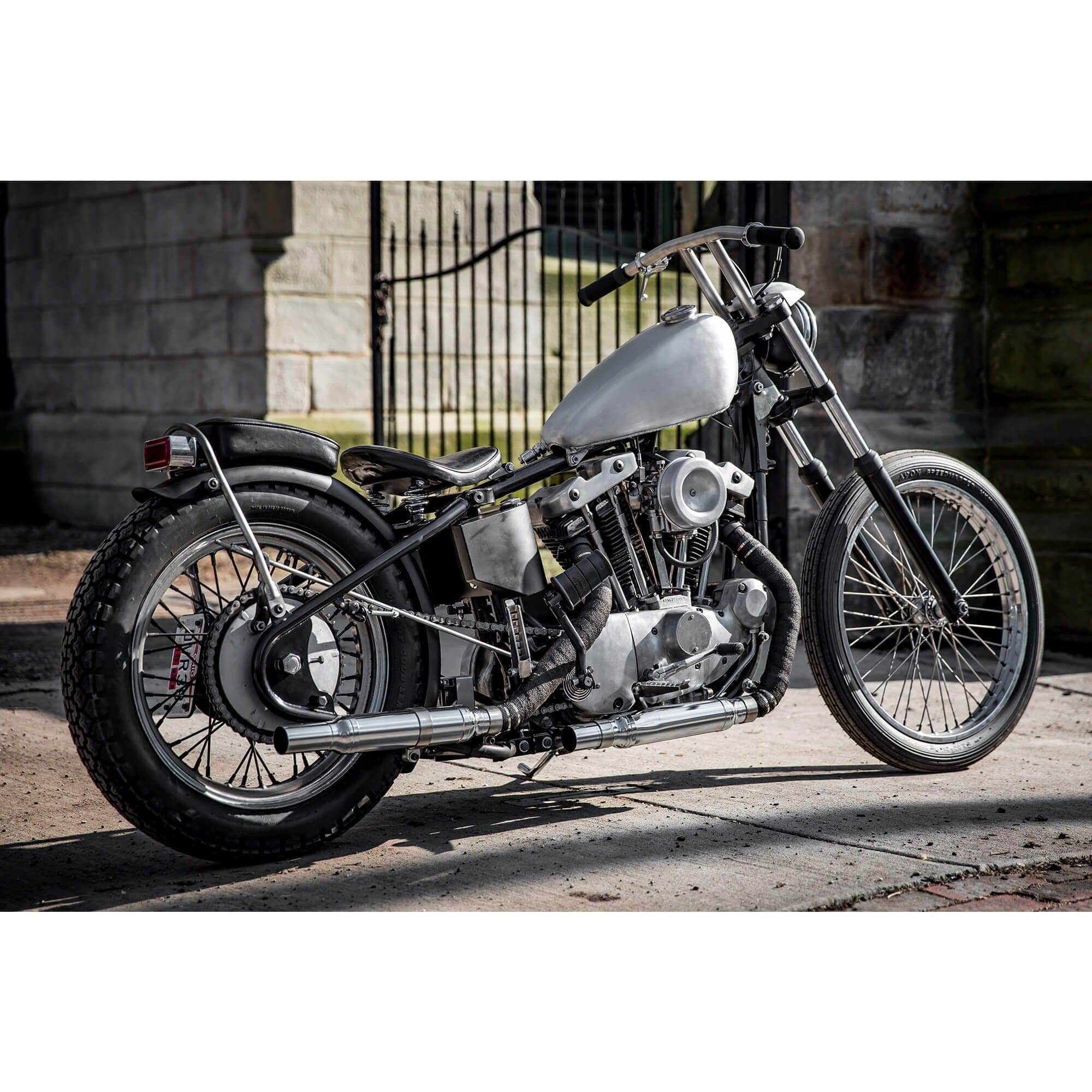 KR Style Bolt-On Hardtail Rear Frame Section for 1967-1978 Harley-Davidson Ironhead Sportster - Image 12