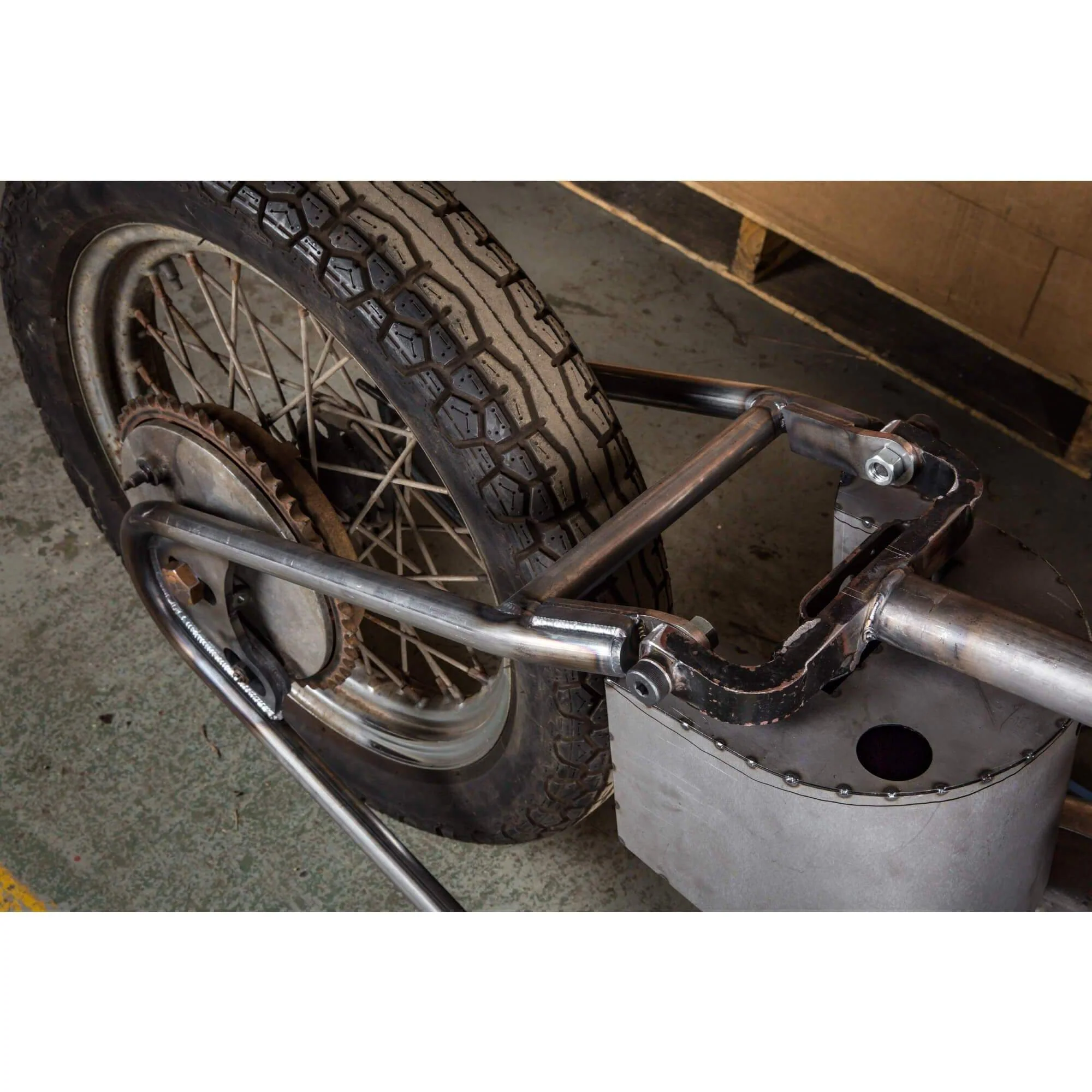 KR Style Bolt-On Hardtail Rear Frame Section for 1967-1978 Harley-Davidson Ironhead Sportster - Image 20