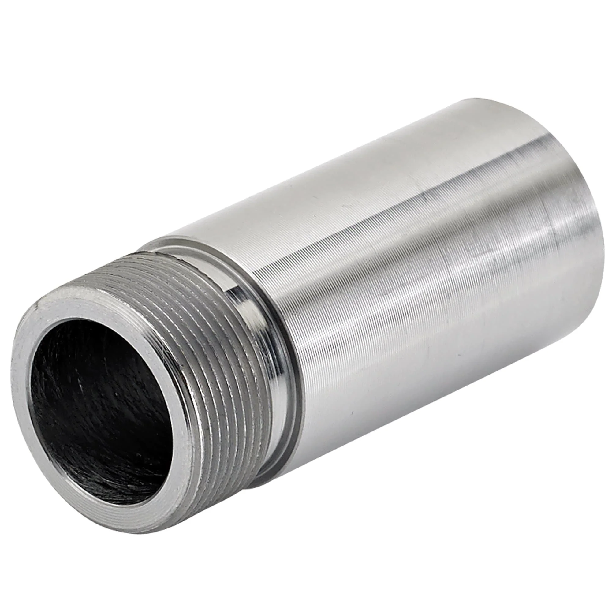 Petcock Bung 22mm Long Frisco Chopper Style - Steel - Weld-In for Harley-Davidson Fuel Valves / Petcocks