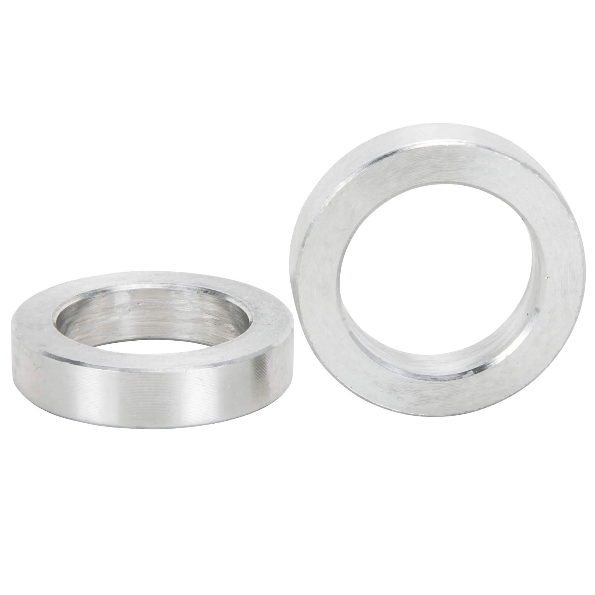 3/4 inch ID x 1/4 inch Long Aluminum Motorcycle Wheel Axle Spacers - Pair - Image 3