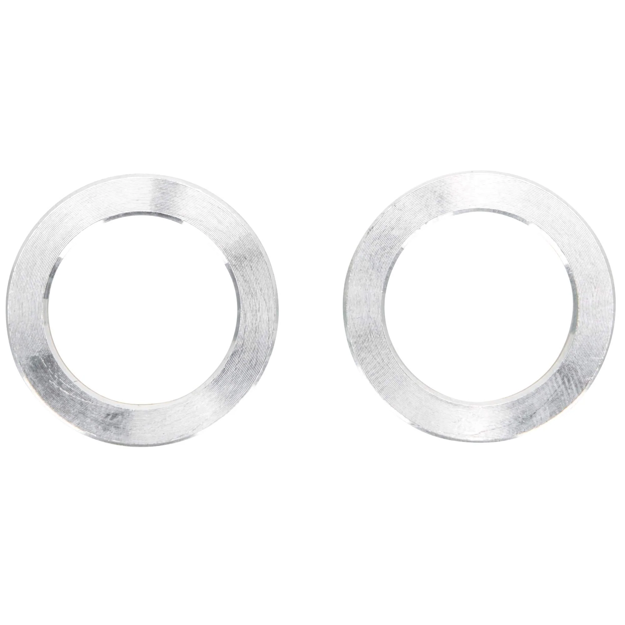 3/4 inch ID x 1/8 inch Long Aluminum Motorcycle Wheel Axle Spacers - Pair - Image 2