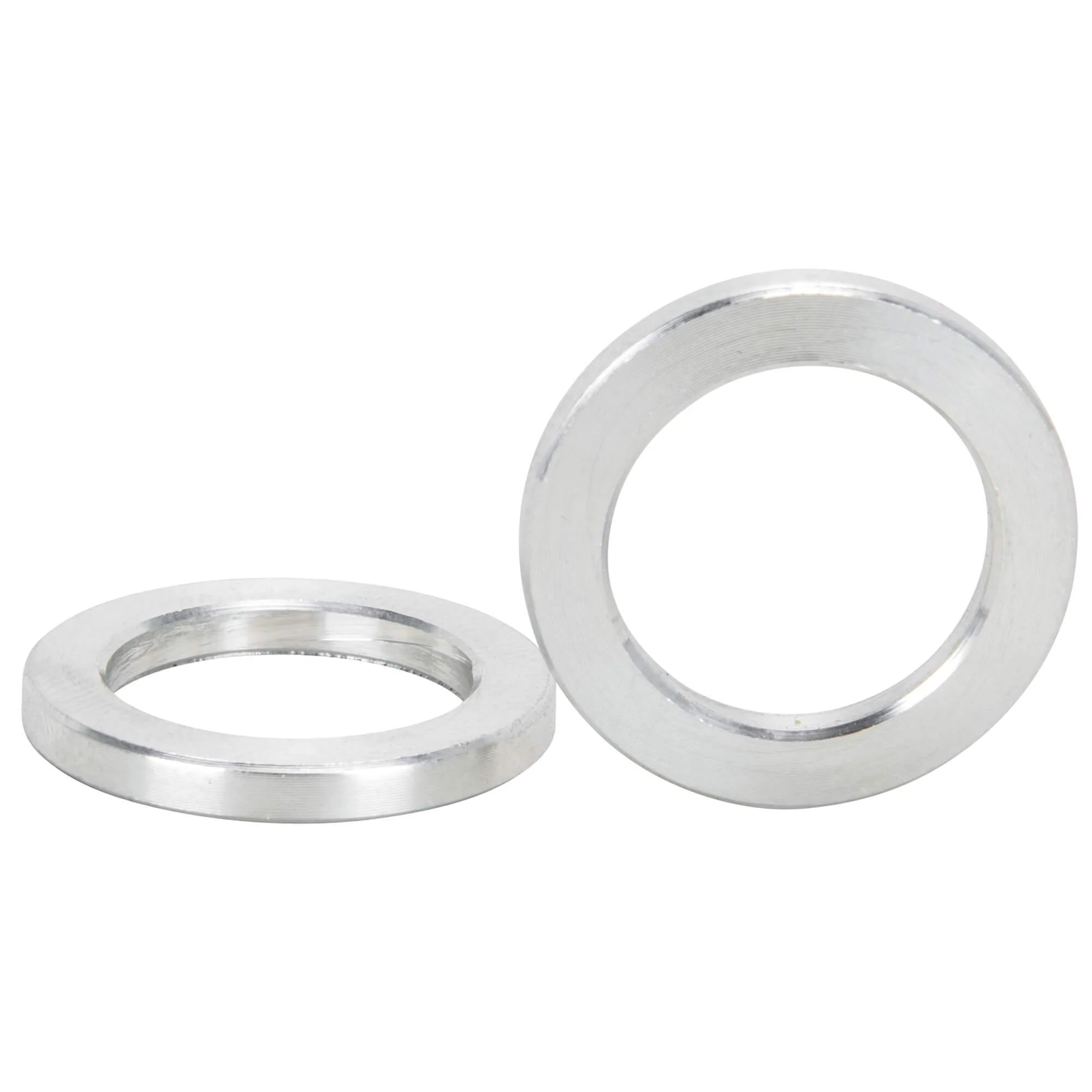 3/4 inch ID x 1/8 inch Long Aluminum Motorcycle Wheel Axle Spacers - Pair - Image 3