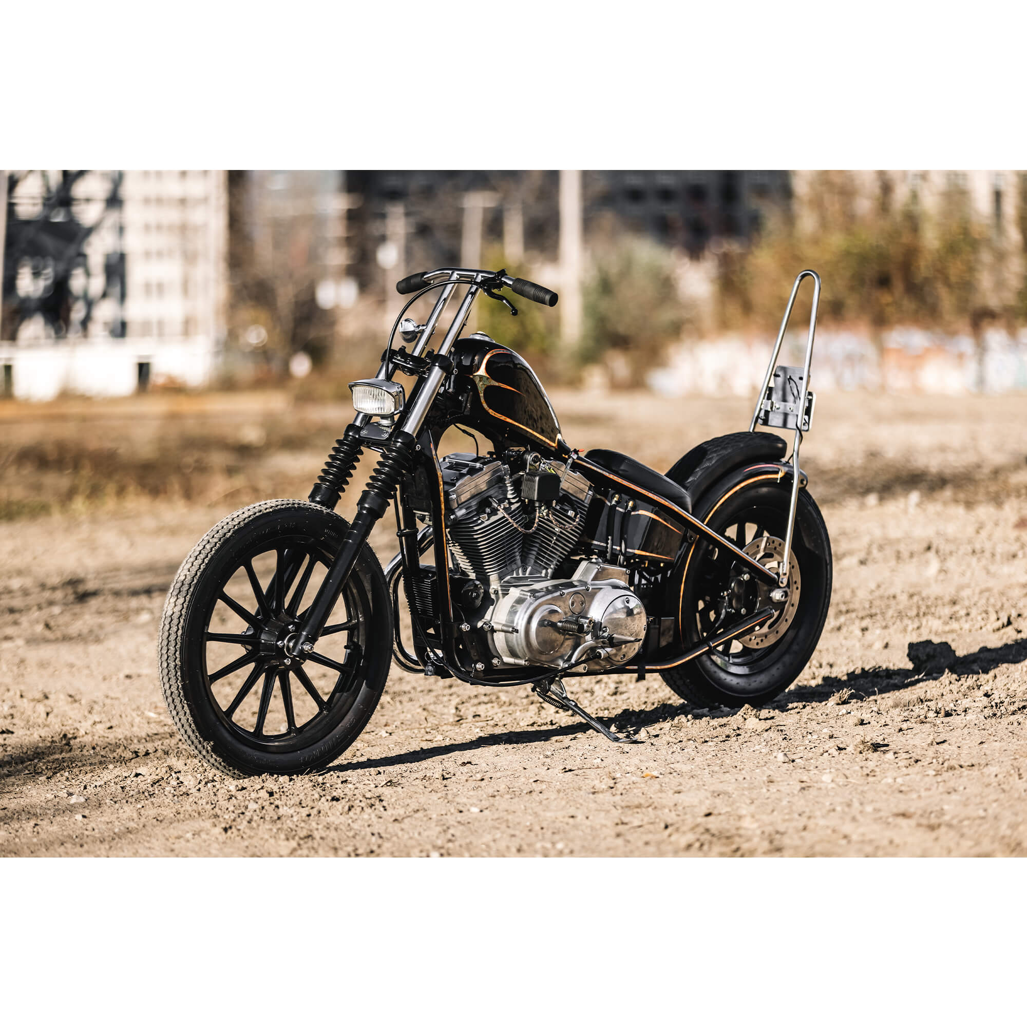 39mm Fork Boot Gaiter Set for Harley Sportster's Front Forks - Image 5