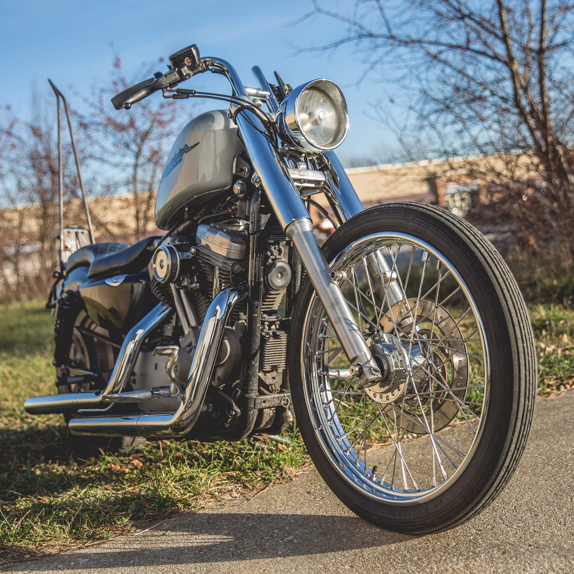 39mm Fork Shrouds - Black - 1987-Up - Harley-Davidson Sportsters - Image 17