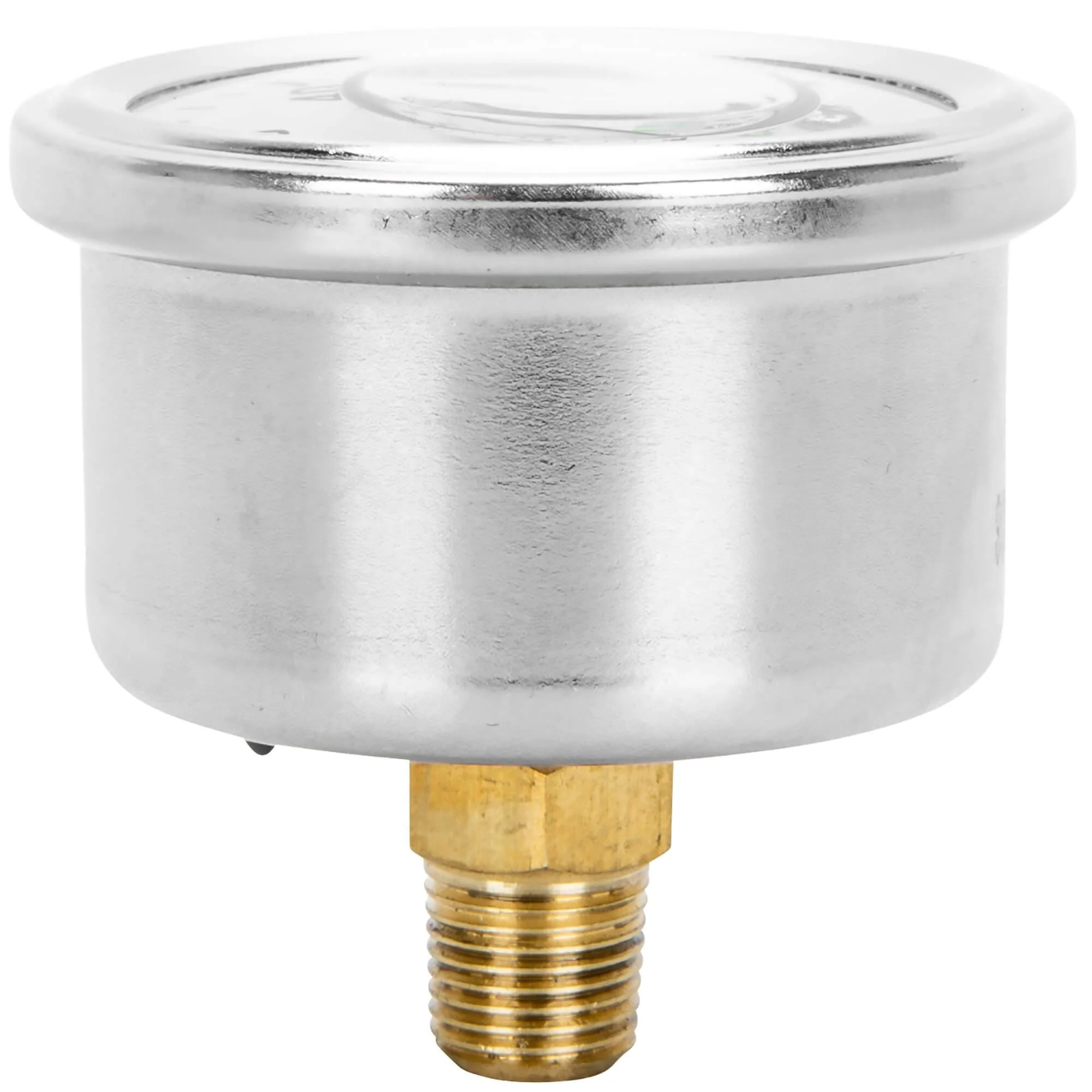 60 psi Oil Pressure Gauge - White Face - Image 3