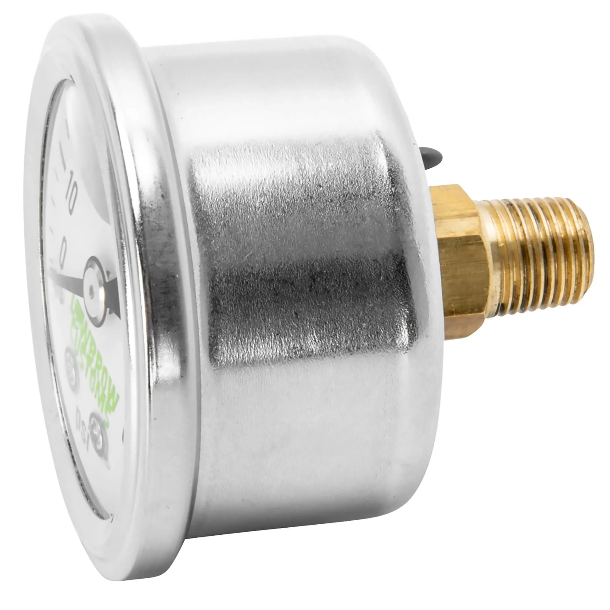 60 psi Oil Pressure Gauge - White Face - Image 4