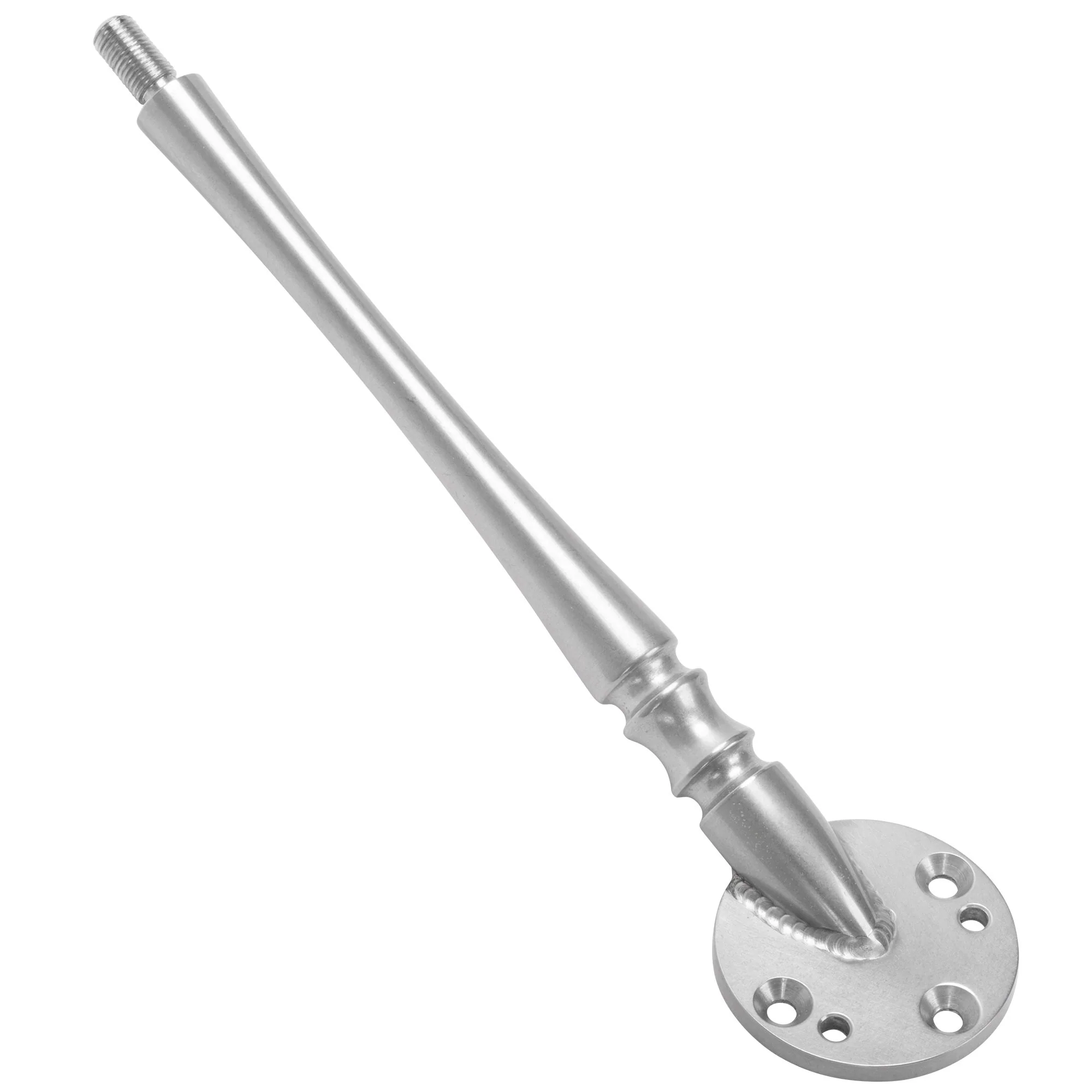 Stainless Steel Ratchet Top Shifter - Straight Up - Raw - Image 3