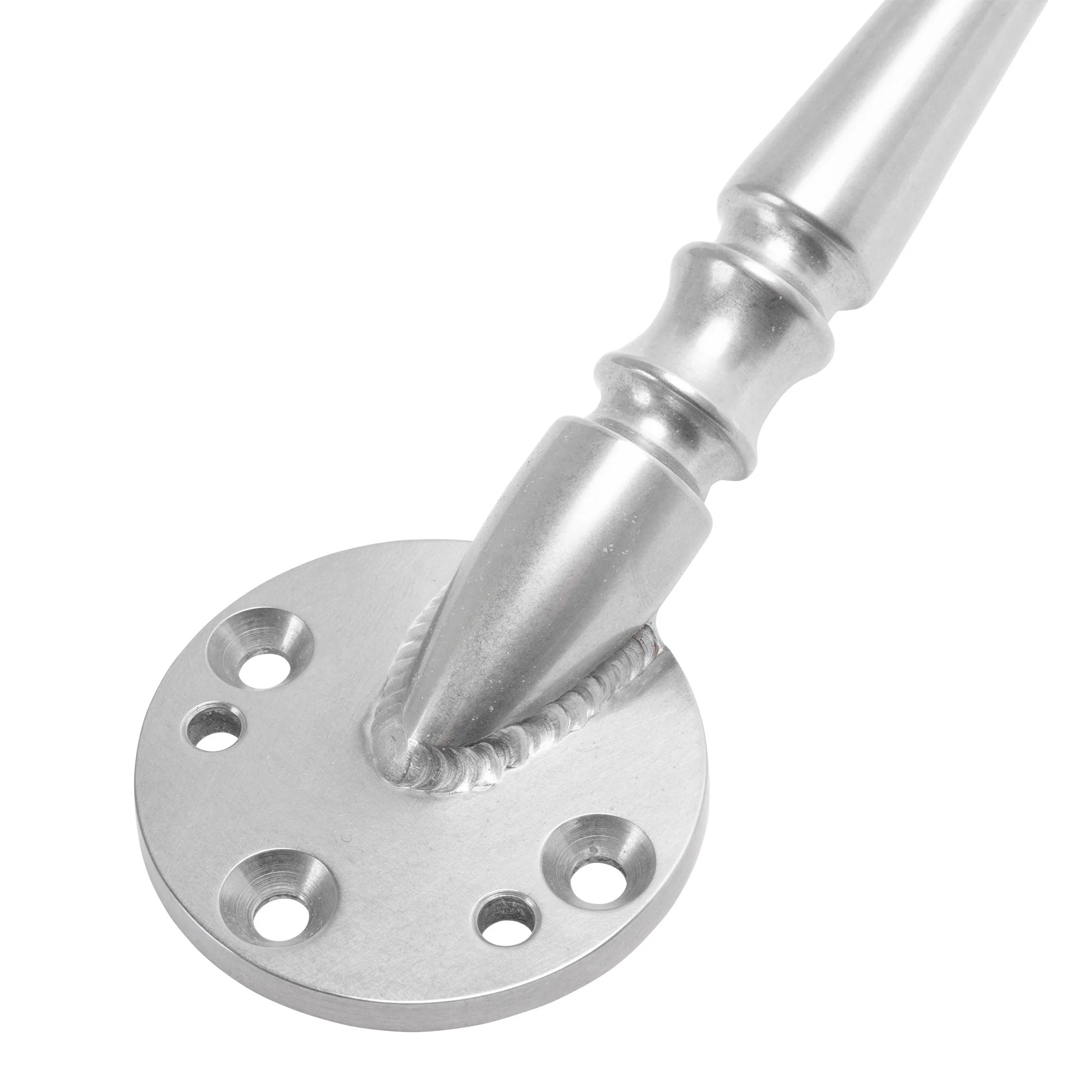 Stainless Steel Ratchet Top Shifter - Straight Up - Raw - Image 4