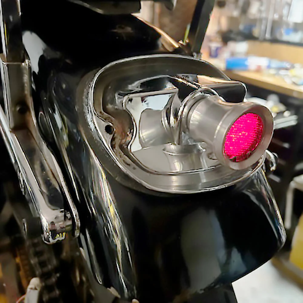 Titmouse Tail Light - Grooved - Aluminum - Image 8