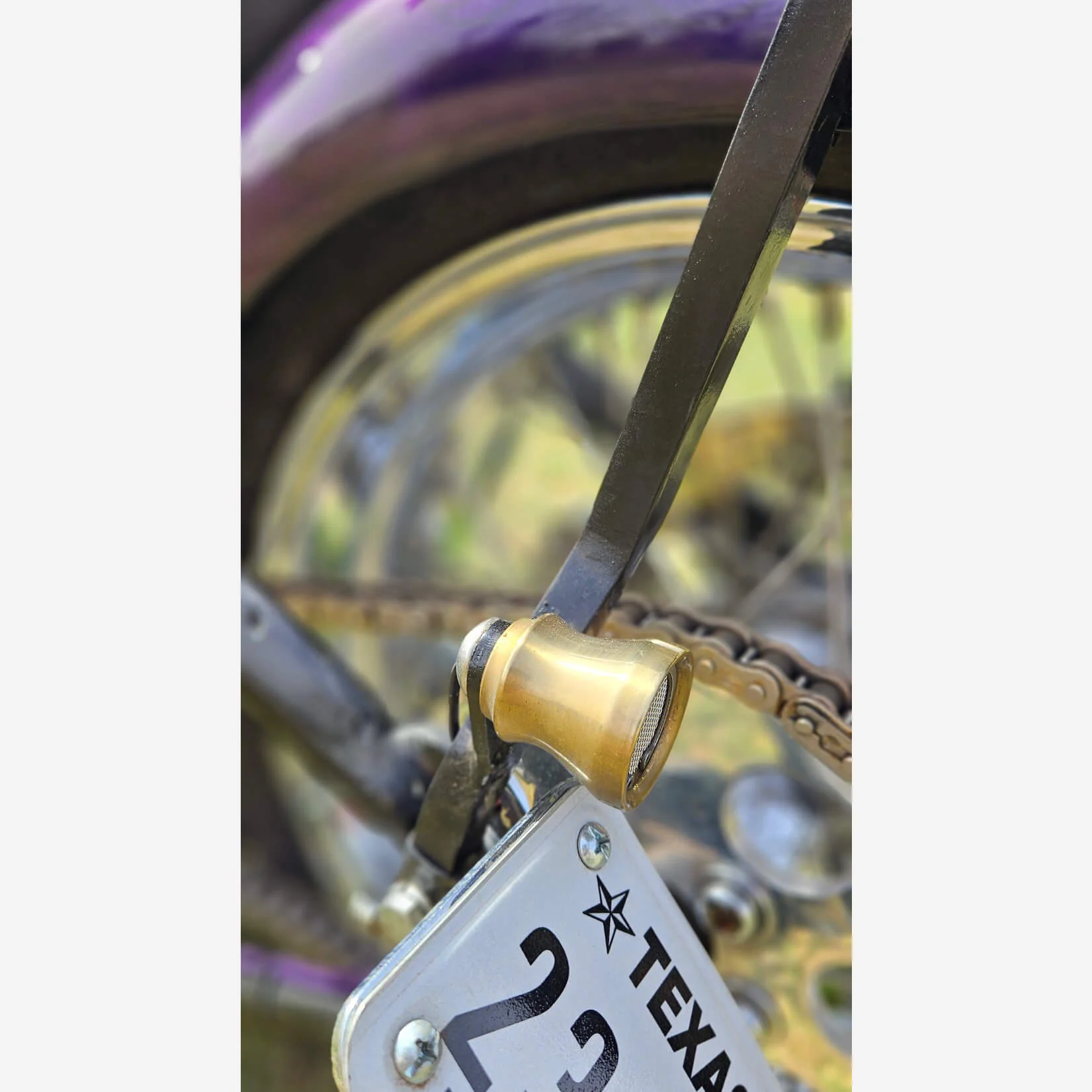 Titmouse Tail Light - Smooth - Brass - Image 4