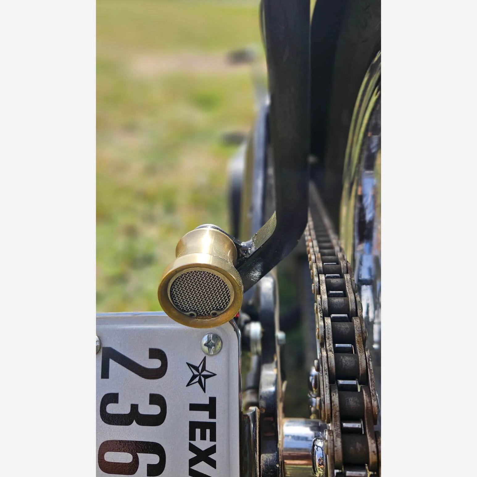 Titmouse Tail Light - Smooth - Brass - Image 5