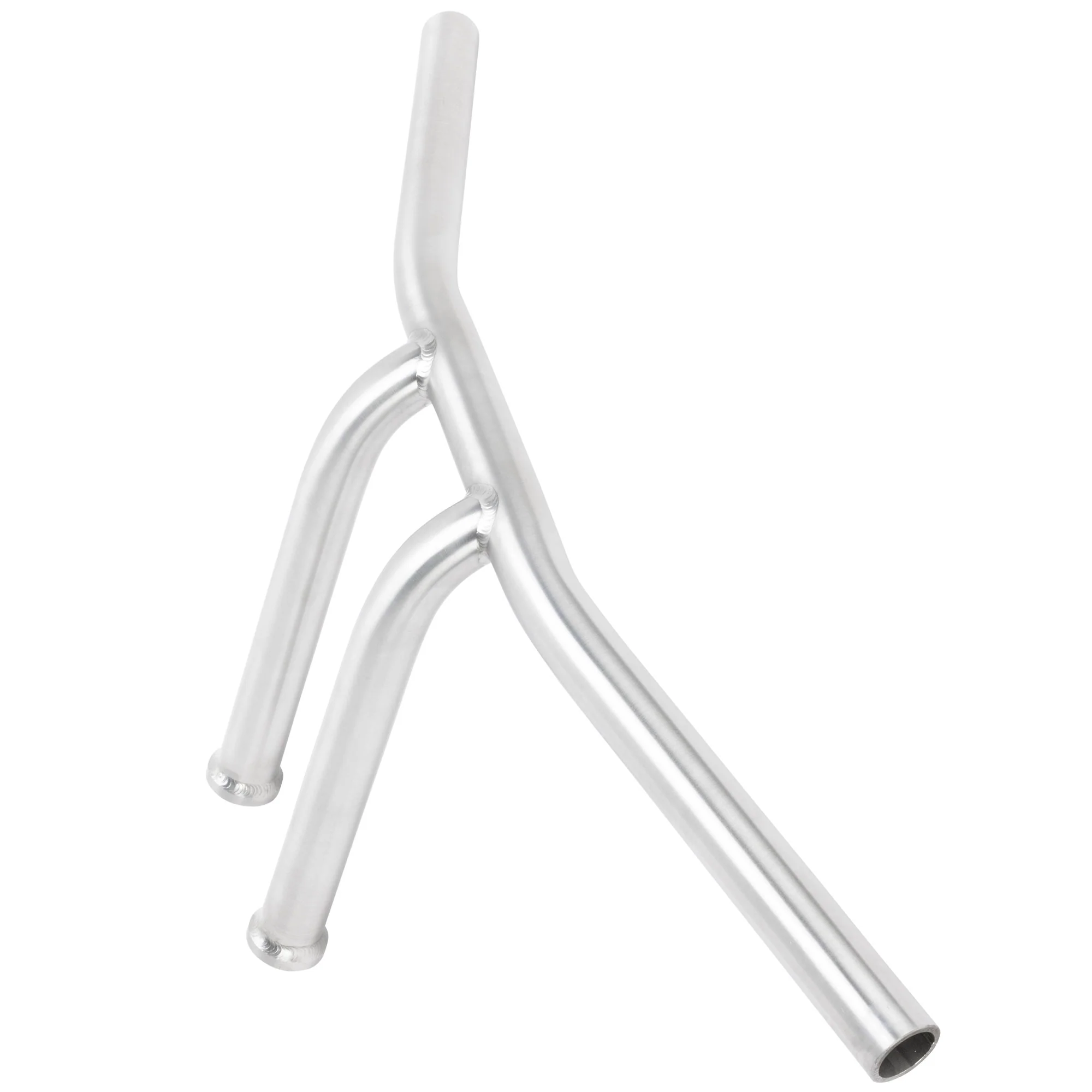 Pullback T-Bar Handlebars - 8 inch Rise - 1 inch - Stainless Steel - Image 2