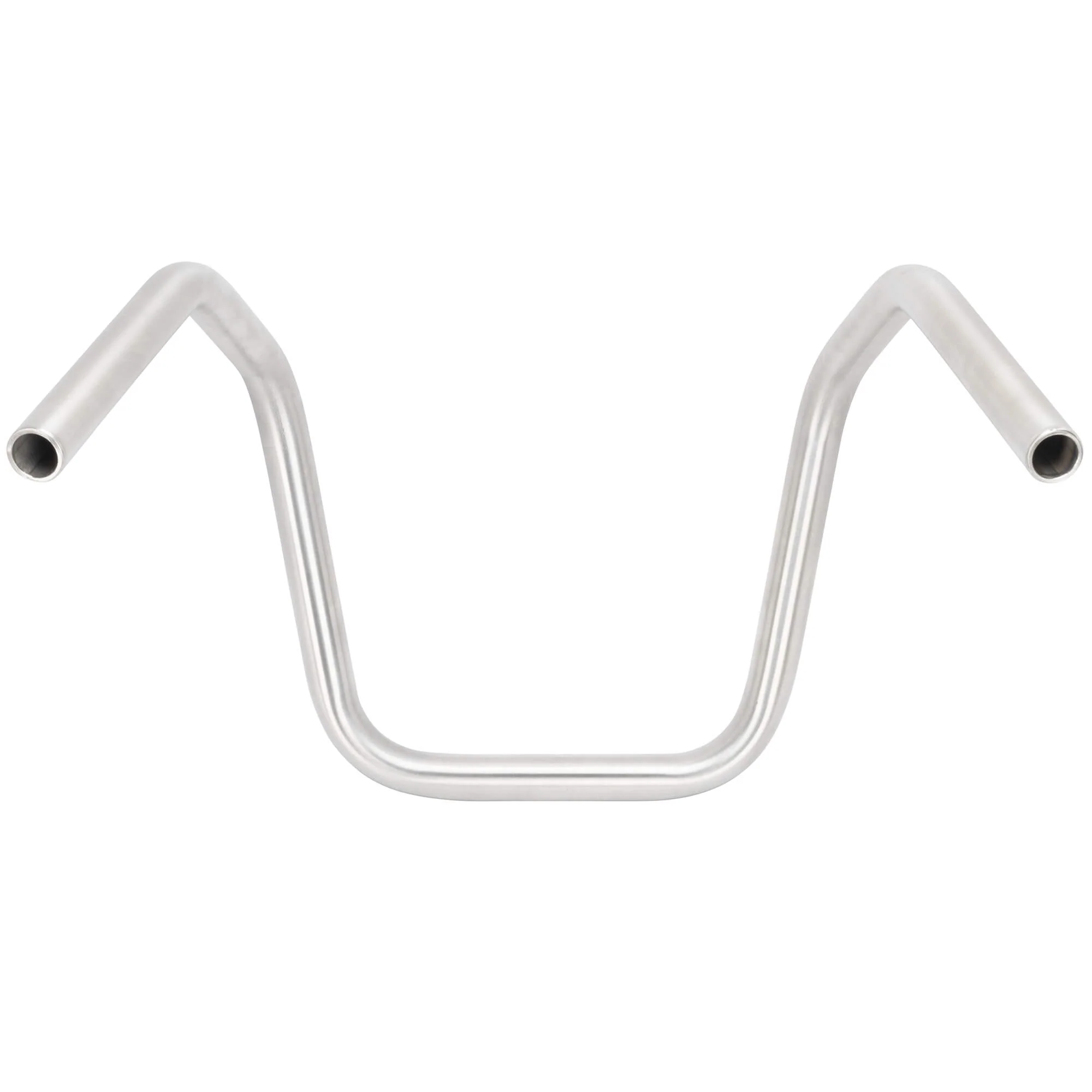 Narrow Bottom 6 Bend Handlebars - 8 inch Rise - 1 inch - Stainless Steel - Image 3