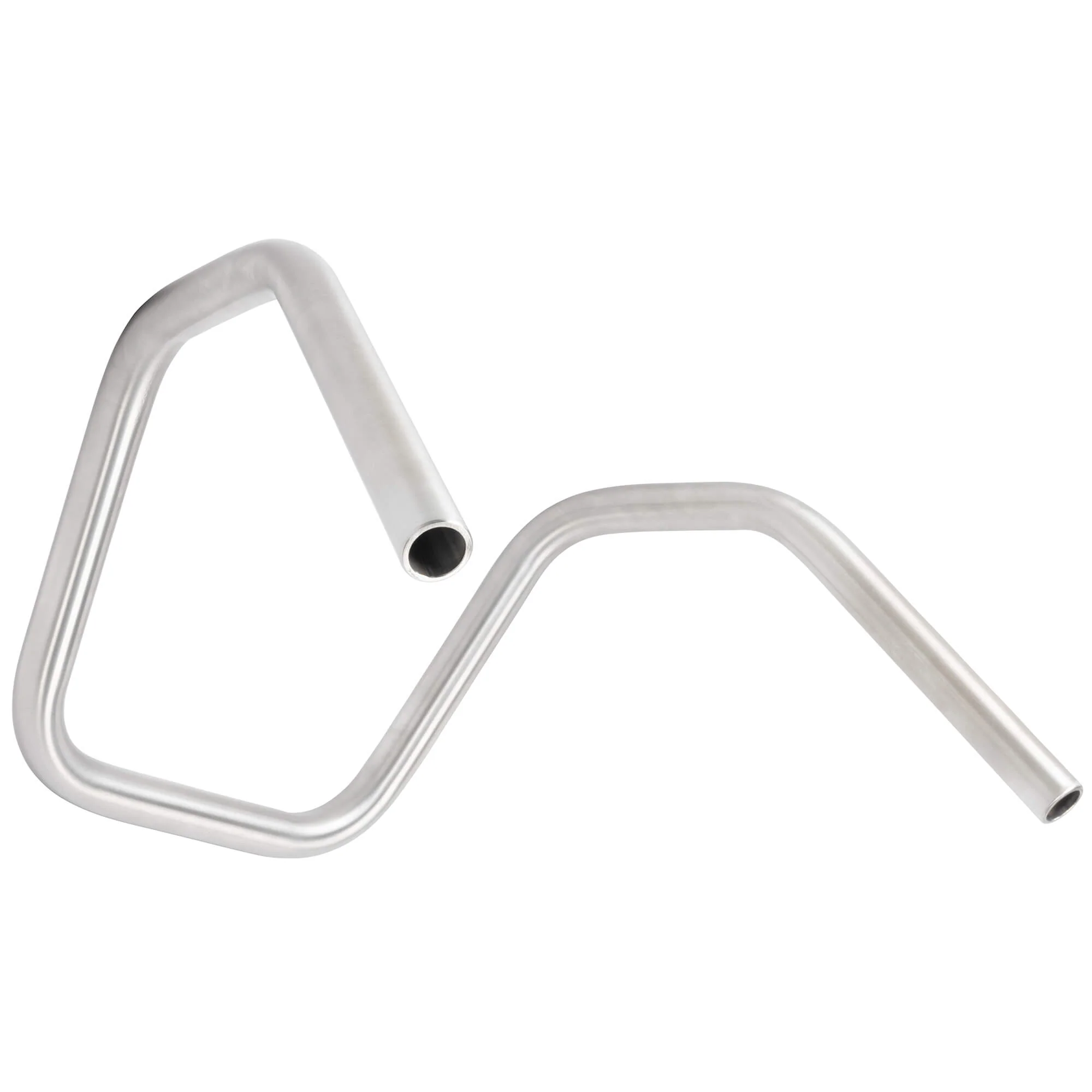 Narrow Bottom 6 Bend Handlebars - 8 inch Rise - 1 inch - Stainless Steel - Image 4