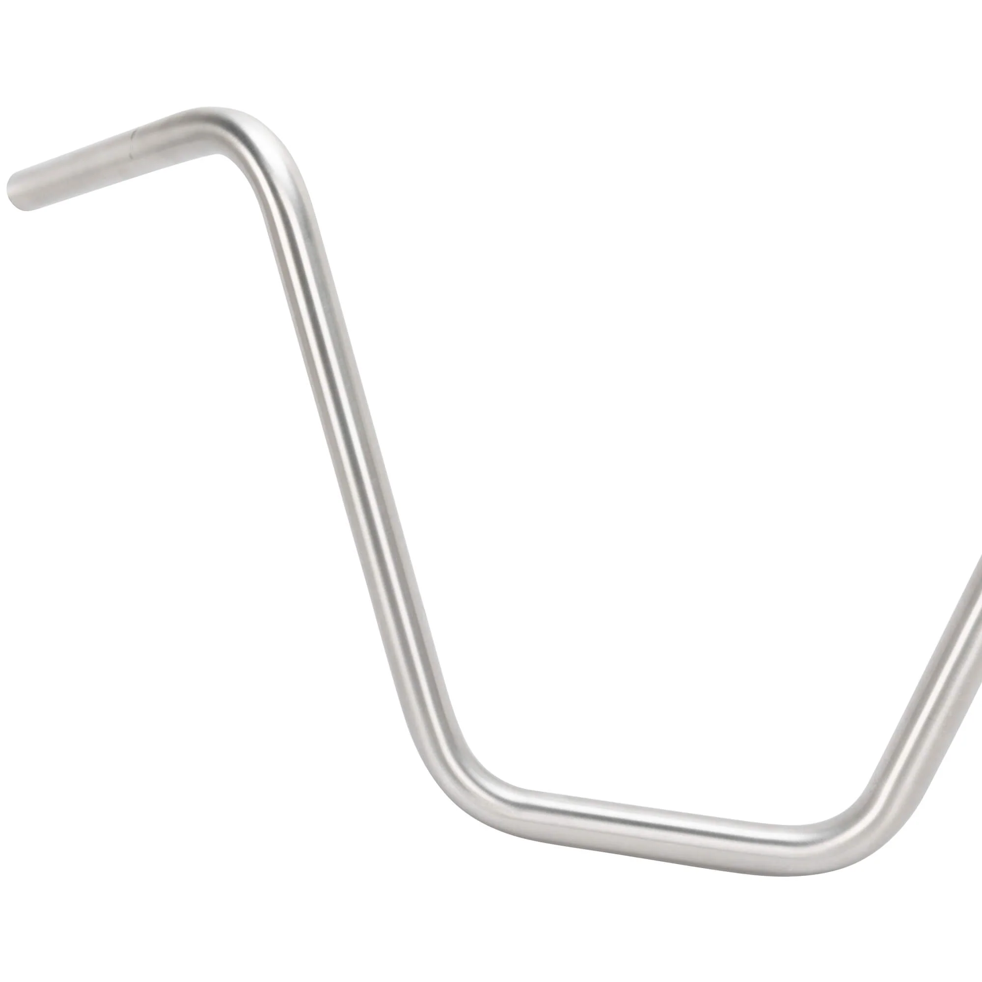 Narrow Bottom Ape Hanger Handlebars - 14 inch Rise - 1 inch - Stainless Steel - Image 6
