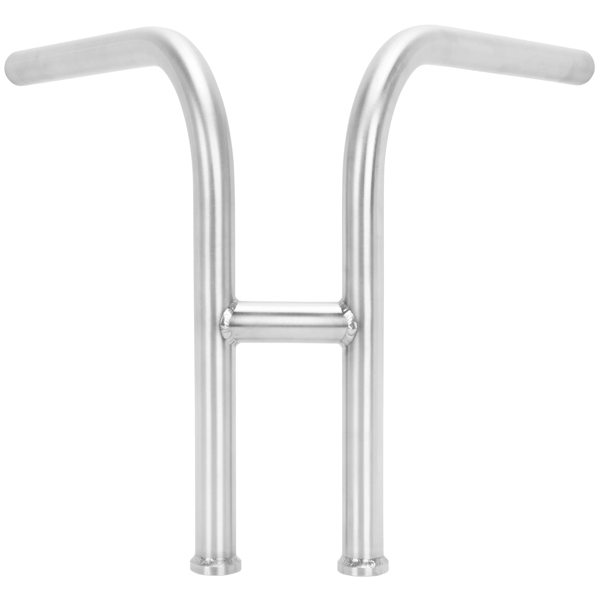 Rabbit Ears Handlebars - 12 inch Rise - 1 inch - Stainless Steel