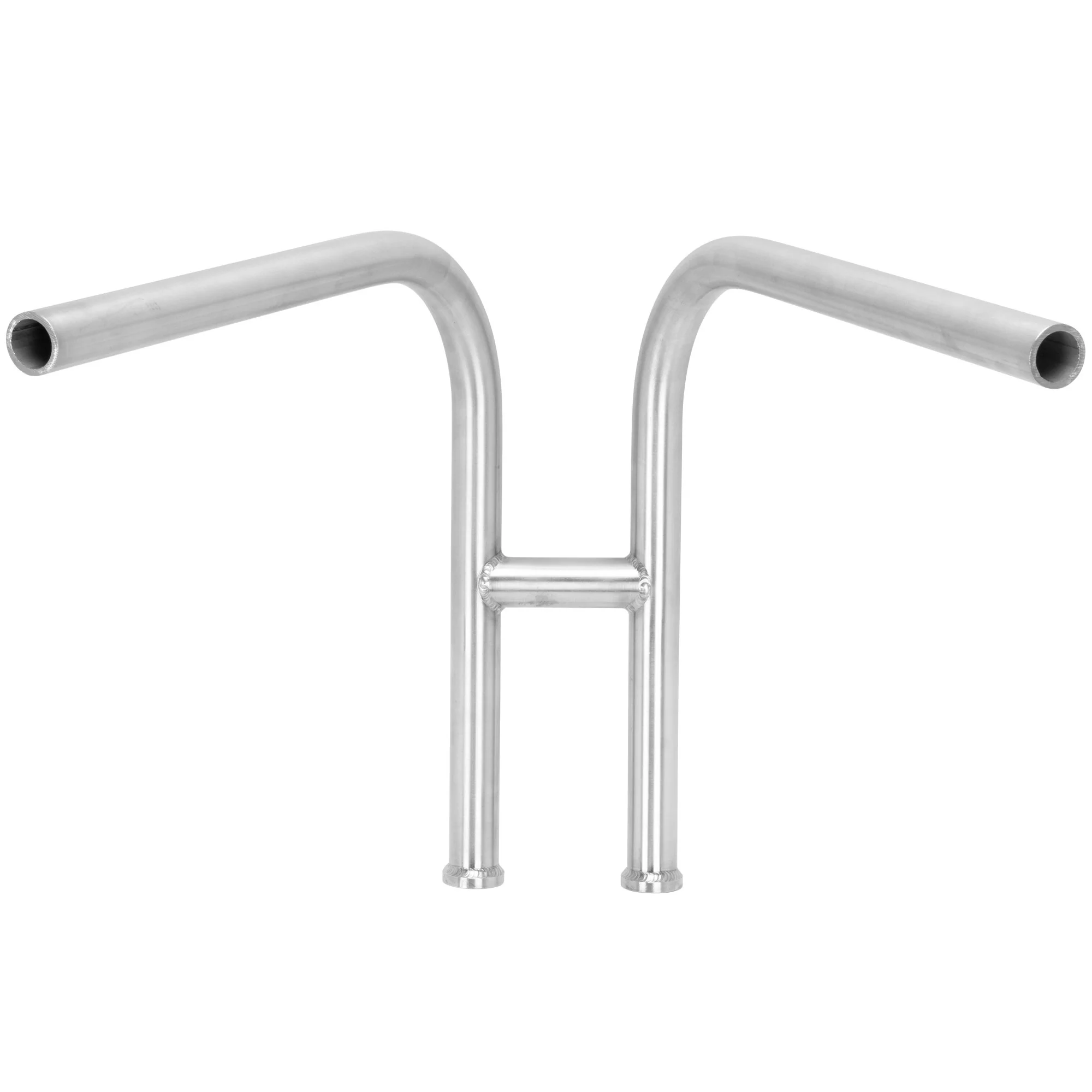 Rabbit Ears Handlebars - 12 inch Rise - 1 inch - Stainless Steel - Image 2