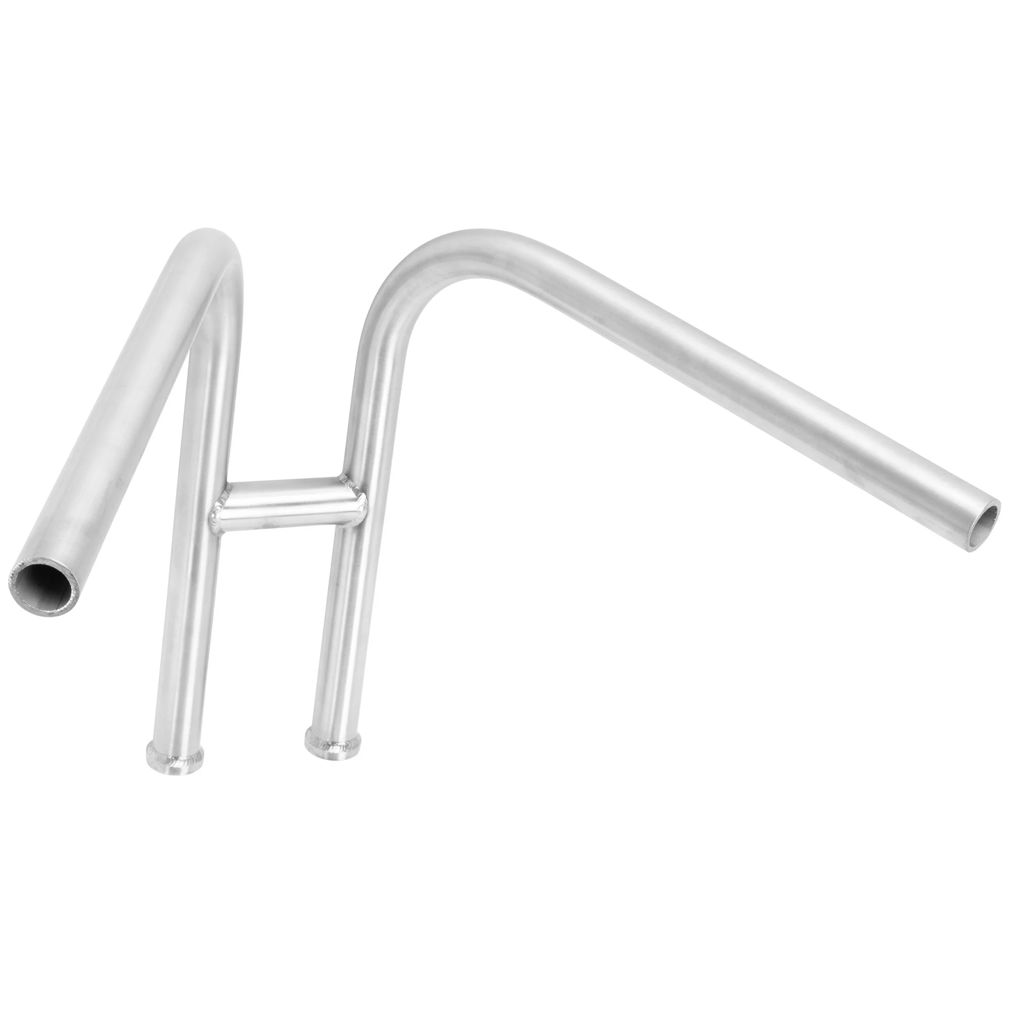 Rabbit Ears Handlebars - 12 inch Rise - 1 inch - Stainless Steel - Image 4