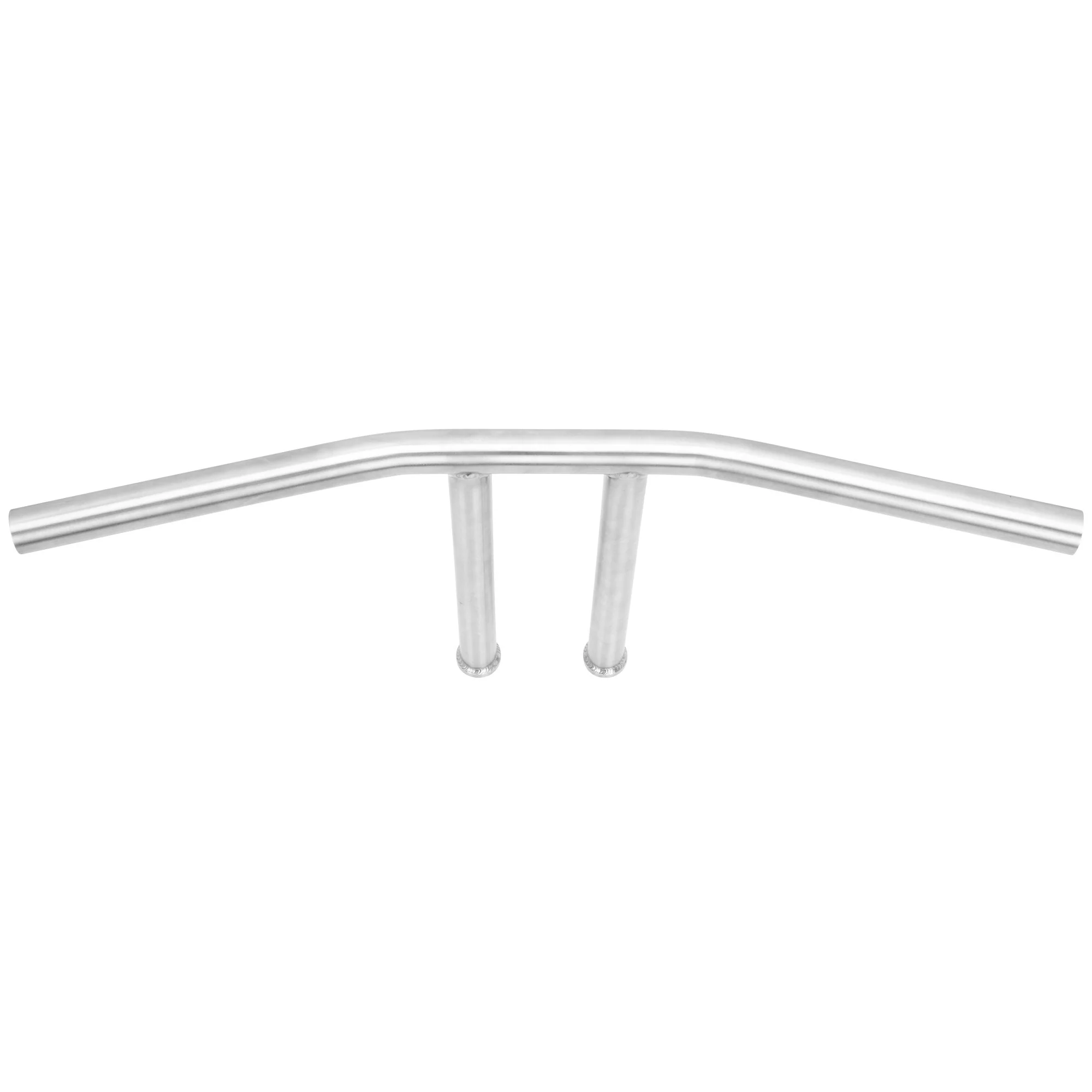 T-Bar Handlebars - 10 inch Rise - 1 inch - Stainless Steel - Image 6