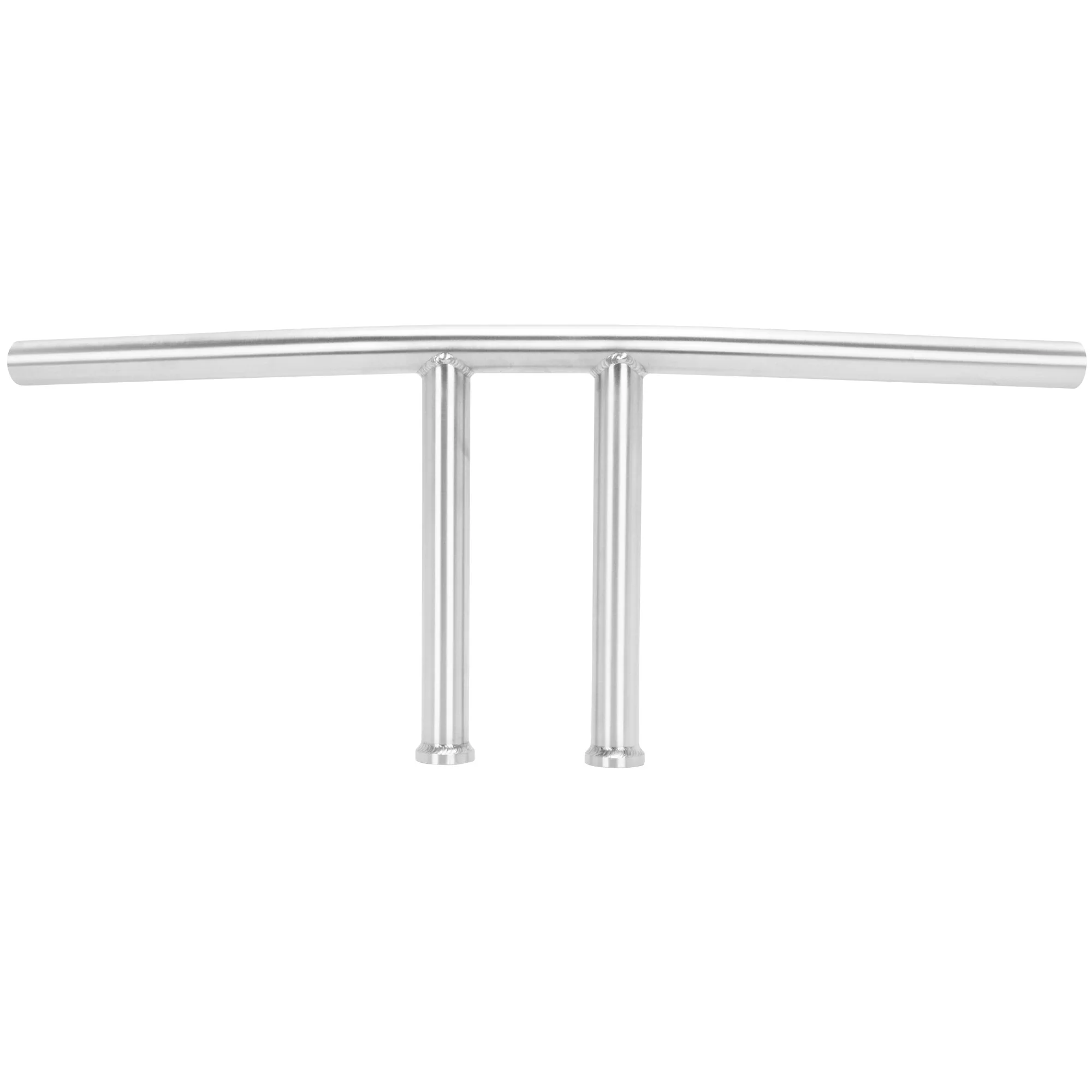 T-Bar Handlebars - 8 inch Rise - 1 inch - Stainless Steel