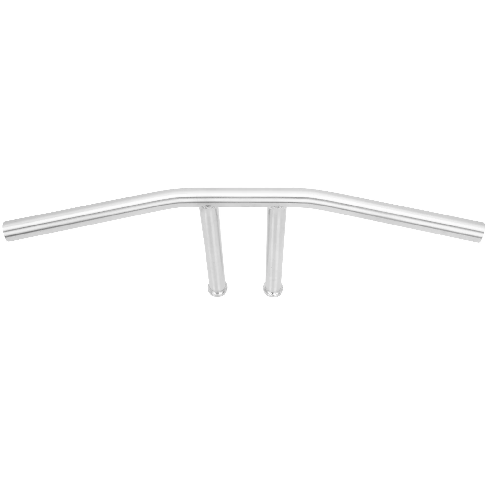 T-Bar Handlebars - 8 inch Rise - 1 inch - Stainless Steel - Image 6