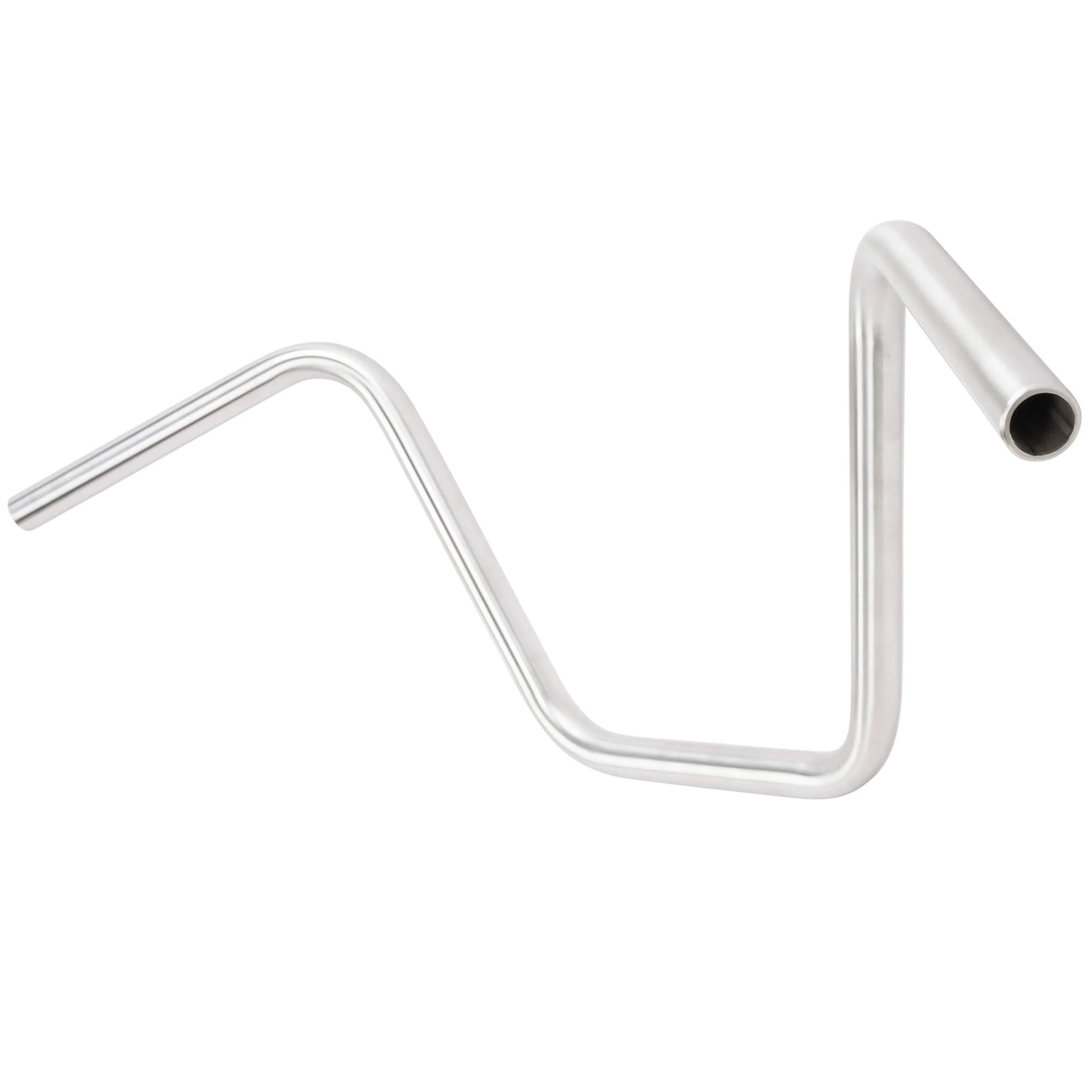 Wide Bottom Springer Ape Hanger Handlebars - 11 inch Rise - 1 inch  - Stainless Steel - Image 4