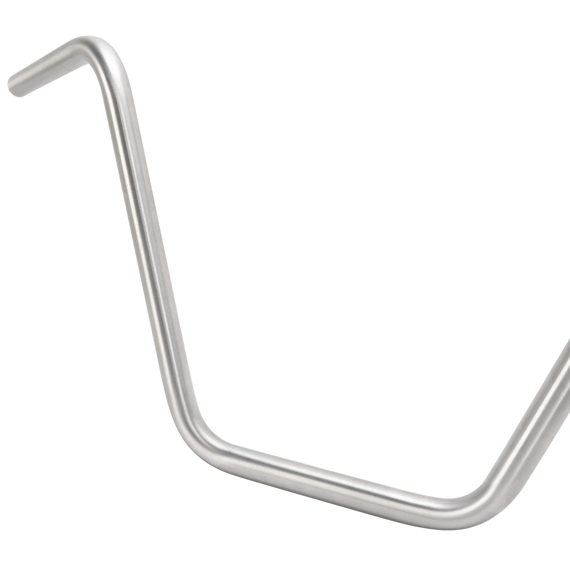 Wide Bottom Springer Ape Hanger Handlebars - 14 inch Rise - 1 inch  - Stainless Steel - Image 6