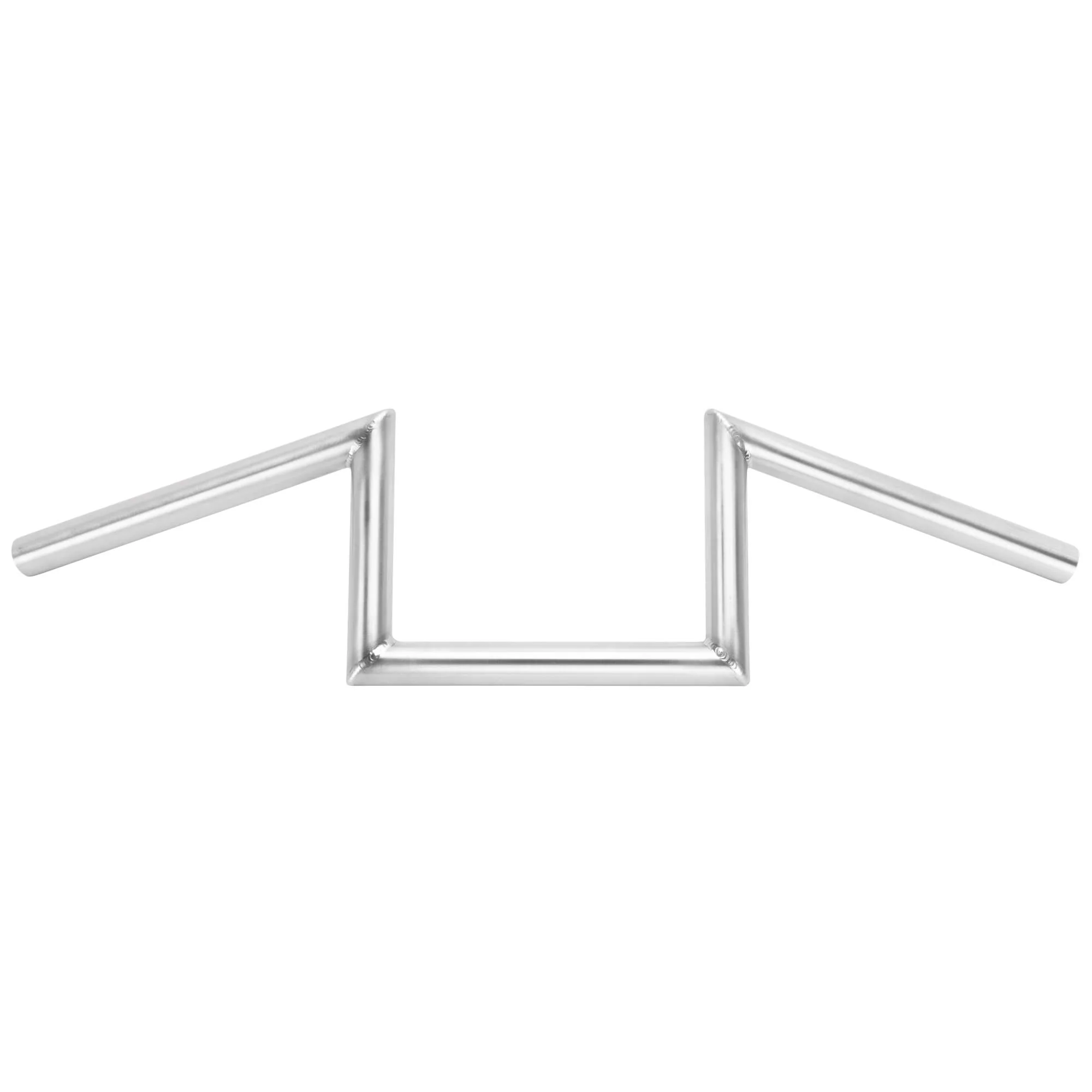 Z Bar Handlebars - 1 inch - 6 inch Rise - Stainless Steel