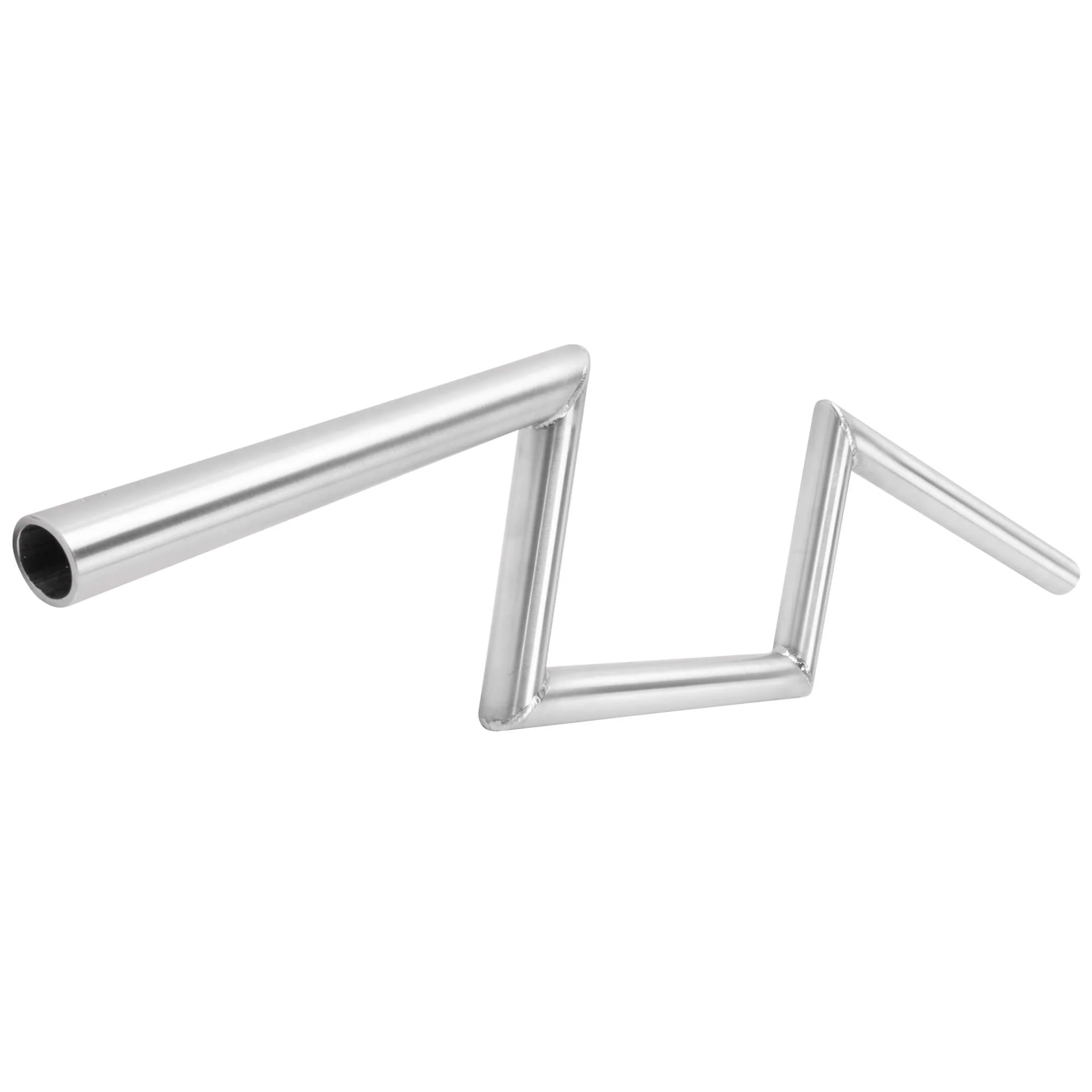 Z Bar Handlebars - 1 inch - 6 inch Rise - Stainless Steel - Image 3