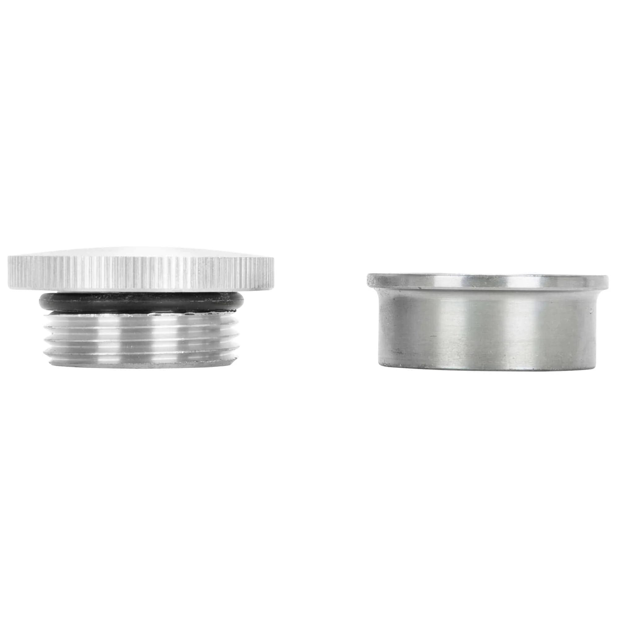 Aluminum Gas Filler Cap with Weld-In Steel Bung - Vented - Image 4