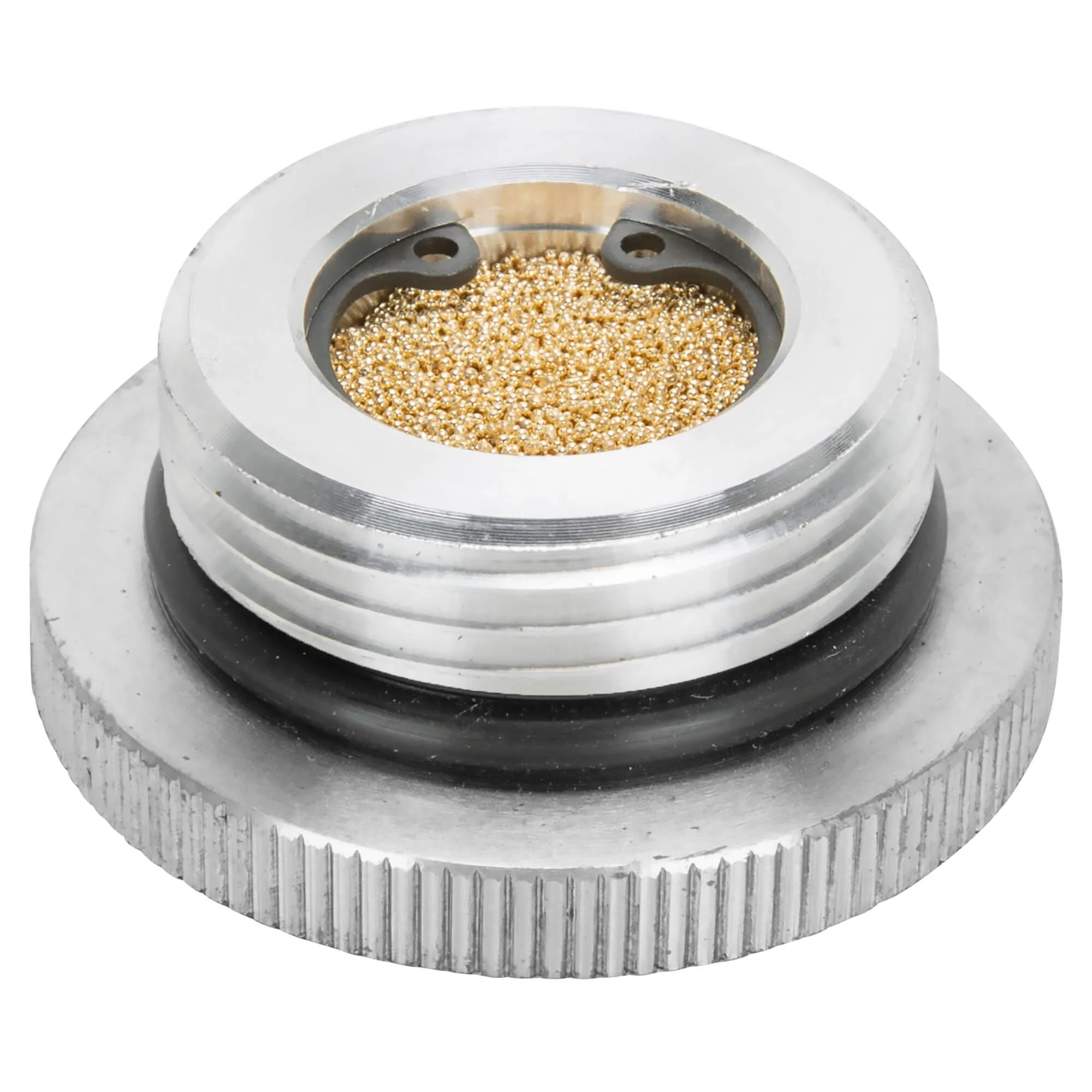 Aluminum Gas Filler Cap with Weld-In Steel Bung - Vented - Image 5