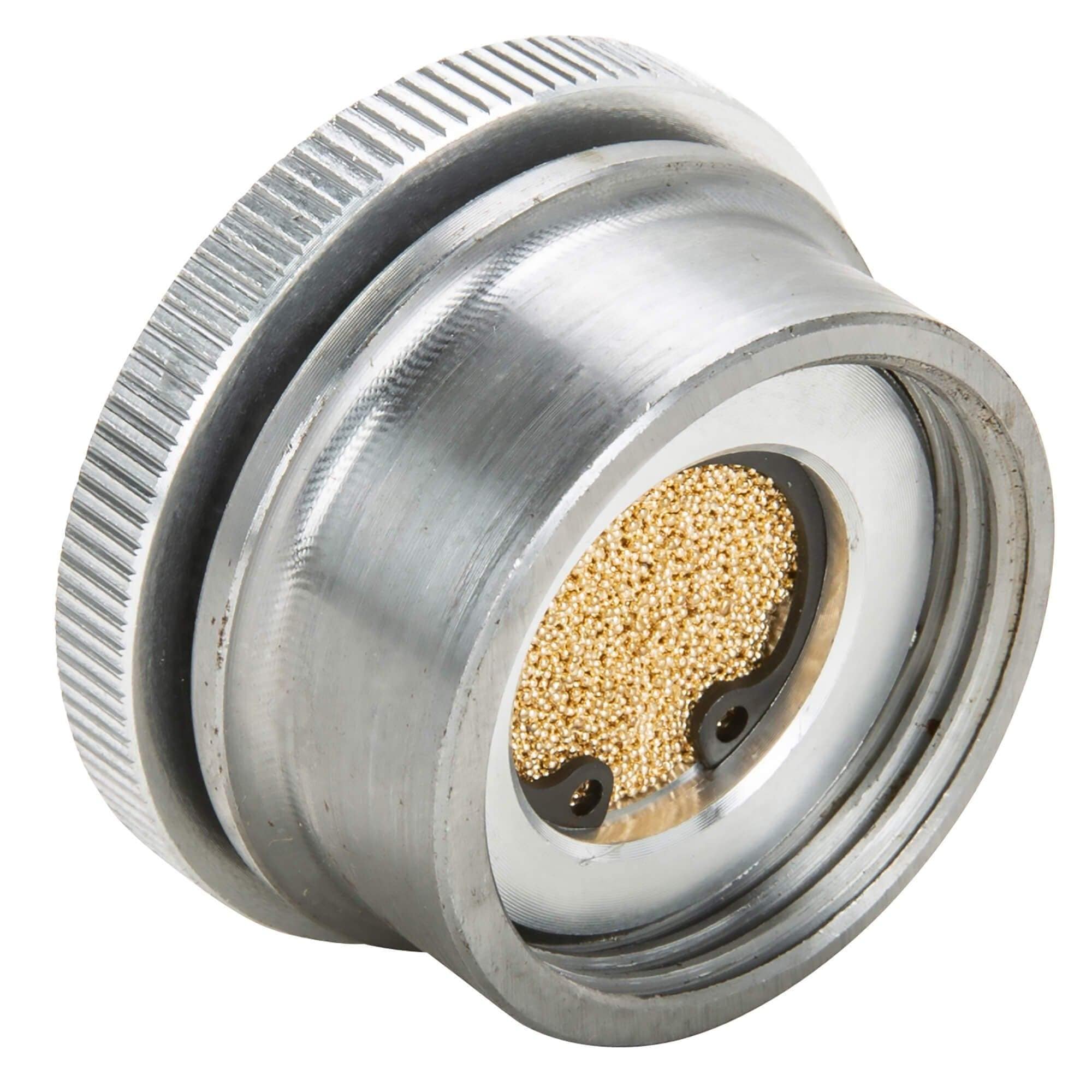 Aluminum Gas Filler Cap with Weld-In Steel Bung - Vented - Image 6