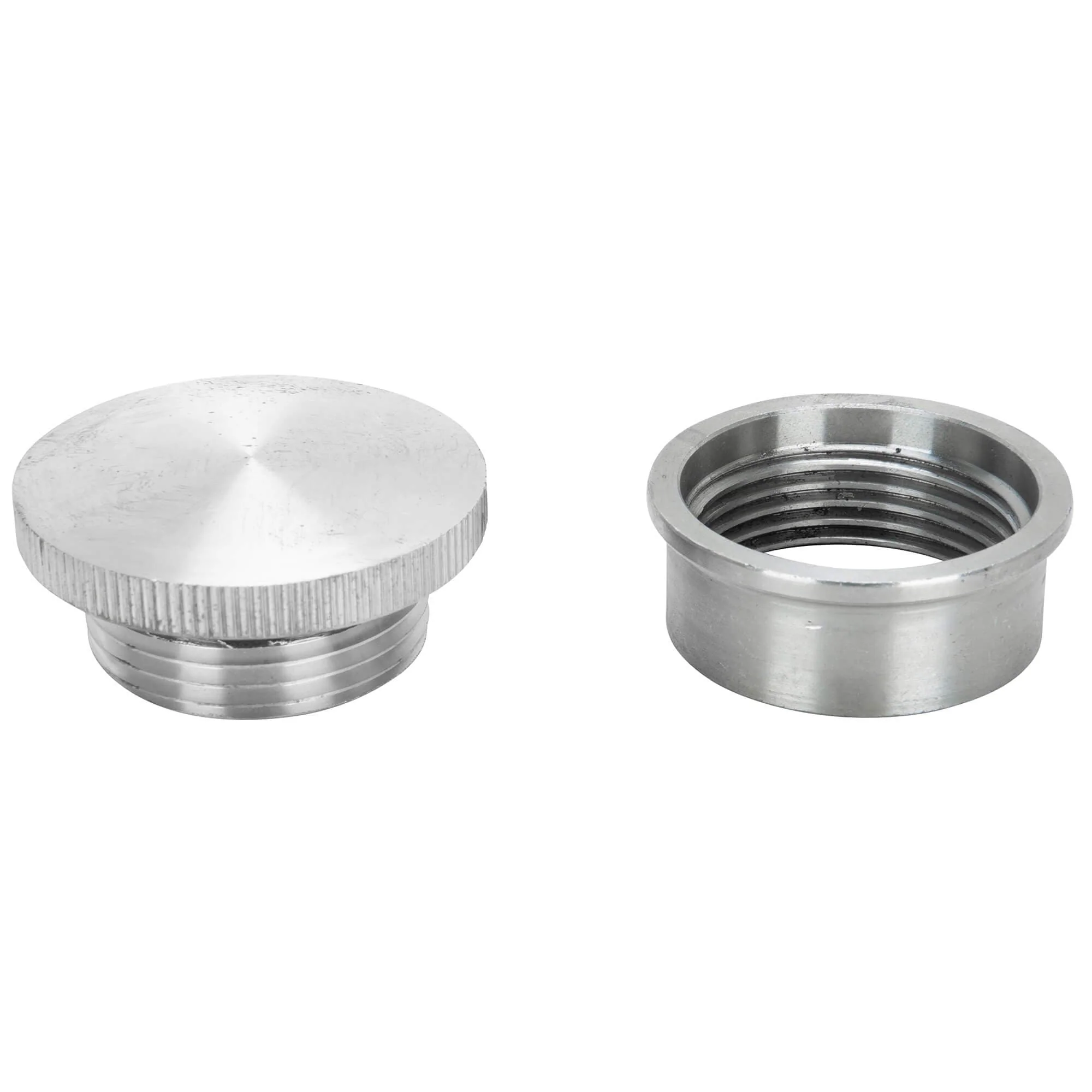 Aluminum Gas / Oil Filler Cap with Weld-In Steel Bung - Unvented - Image 2