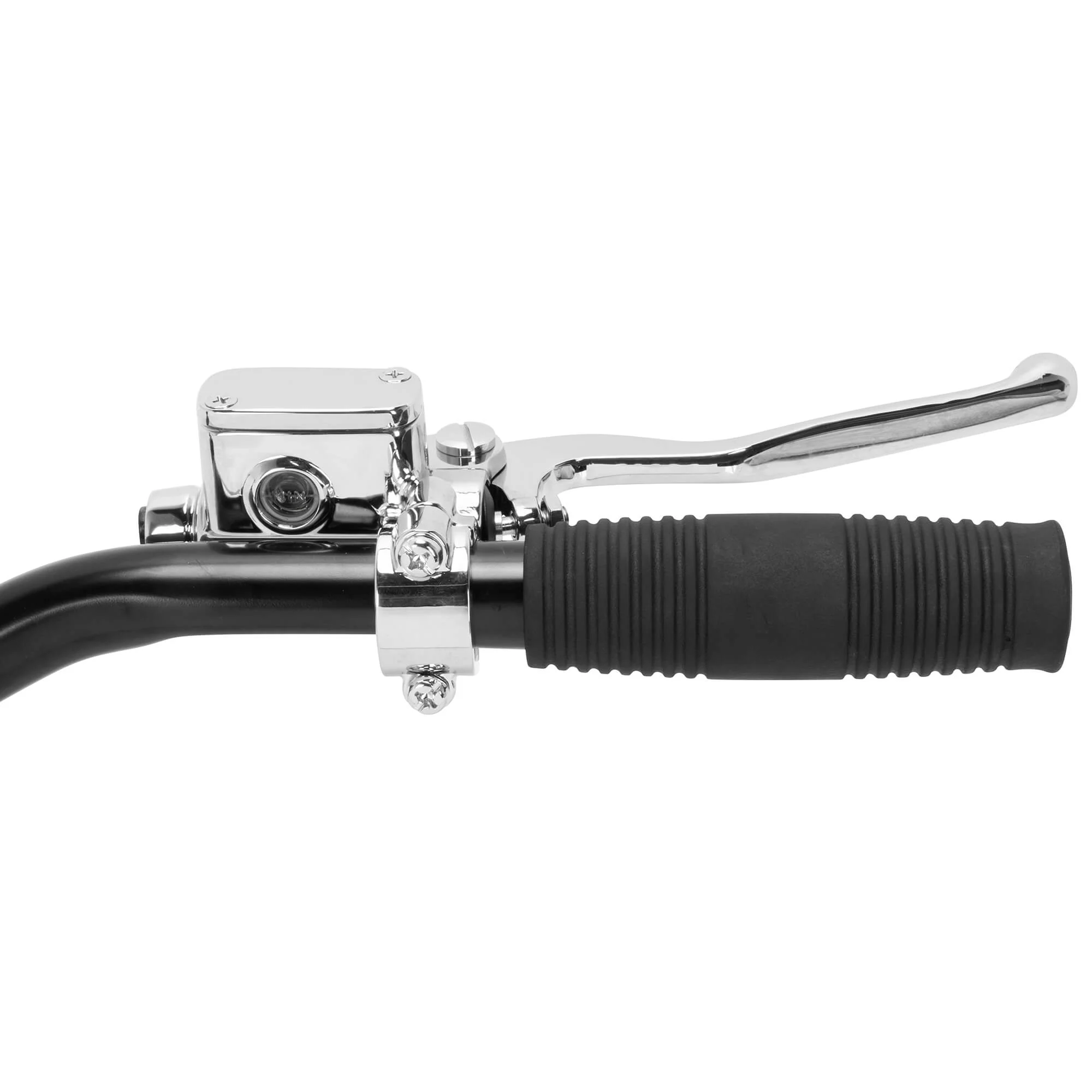 Brake/Mechanical Clutch Control Kit for 1 inch Handlebars - 11/16 inch Bore - Chrome - Image 3