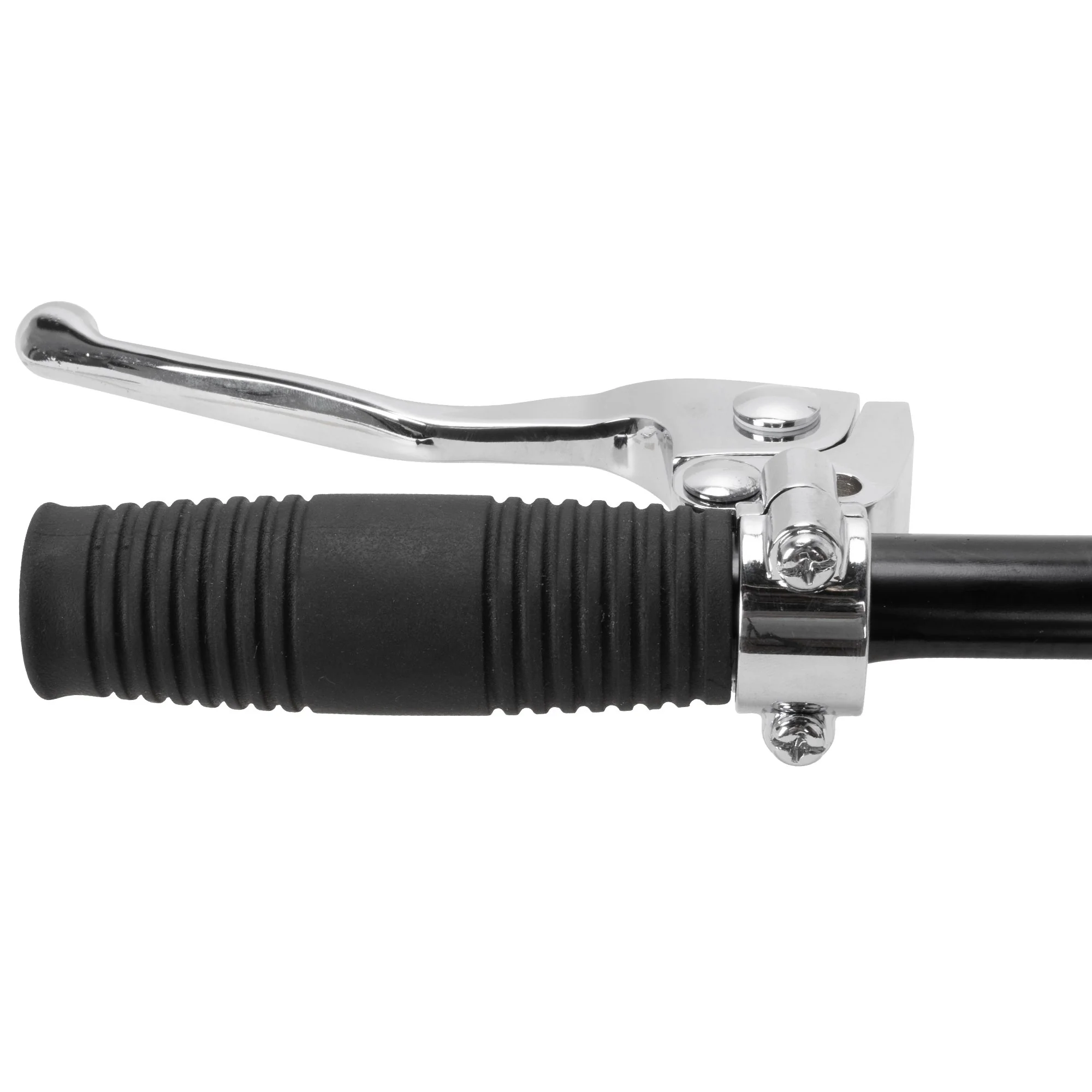 Brake/Mechanical Clutch Control Kit for 1 inch Handlebars - 7/16 inch Bore - Chrome - Image 4