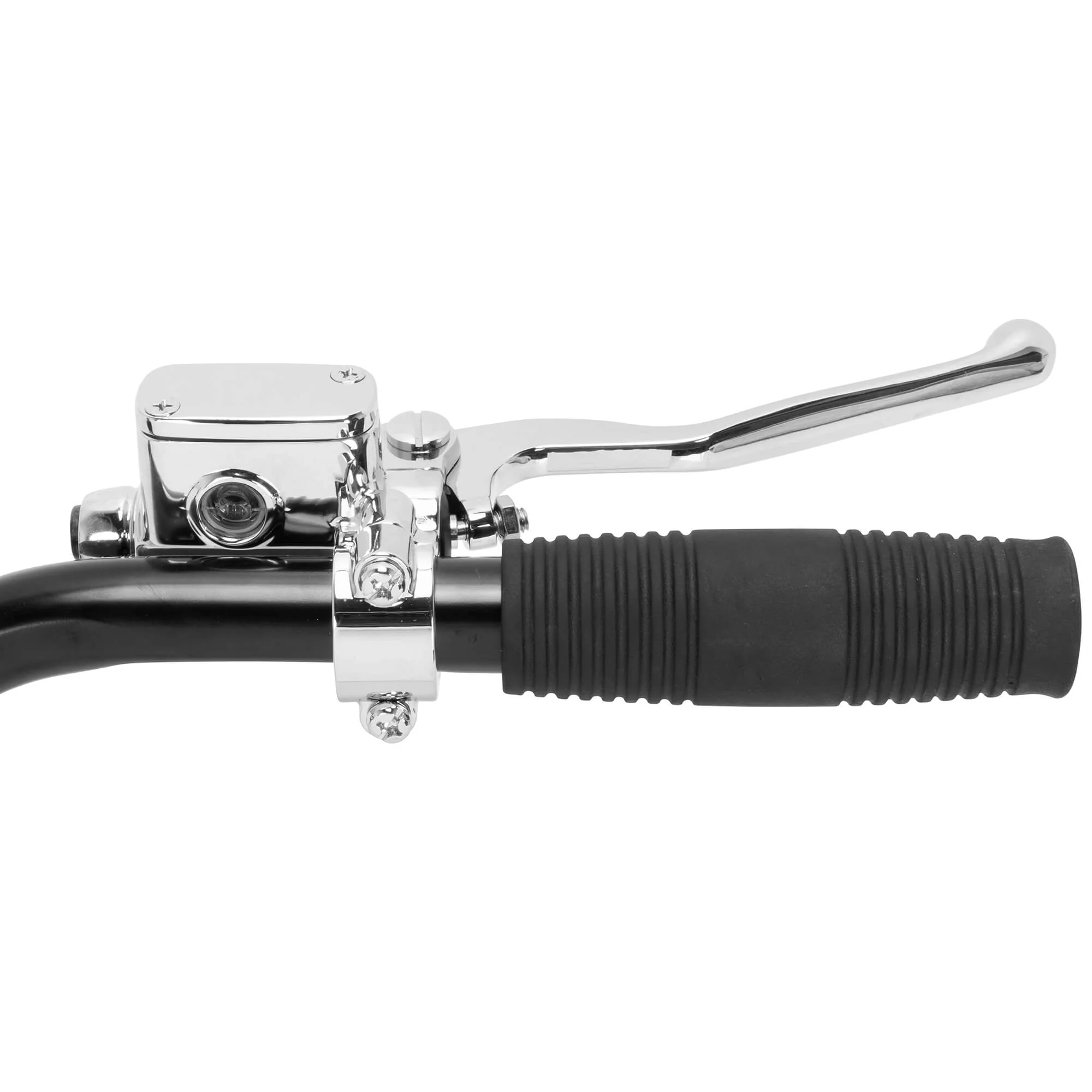 Brake/Mechanical Clutch Control Kit for 1 inch Handlebars - 9/16 inch Bore - Chrome - Image 3