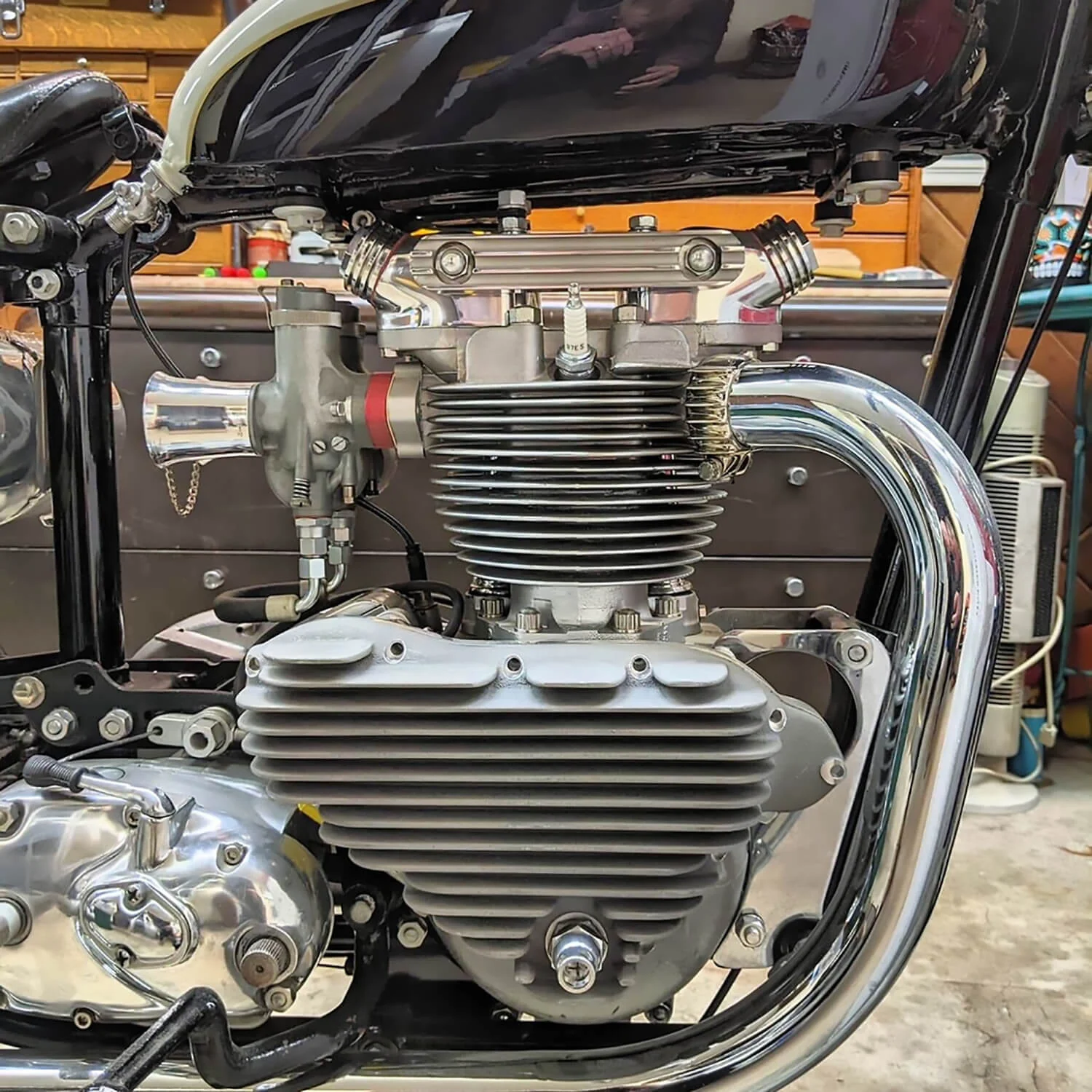 Finned Timing Cover - Triumph Pre-Unit Generator Models - Image 12