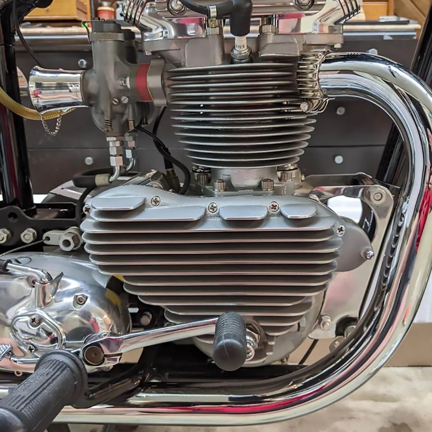 Finned Timing Cover - Triumph Pre-Unit Generator Models - Image 14