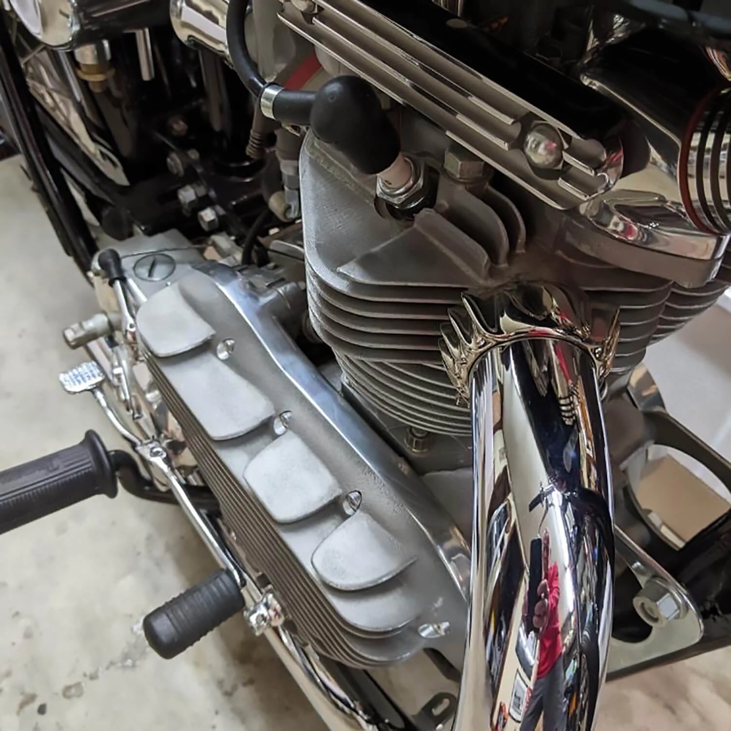 Finned Timing Cover - Triumph Pre-Unit Generator Models - Image 17