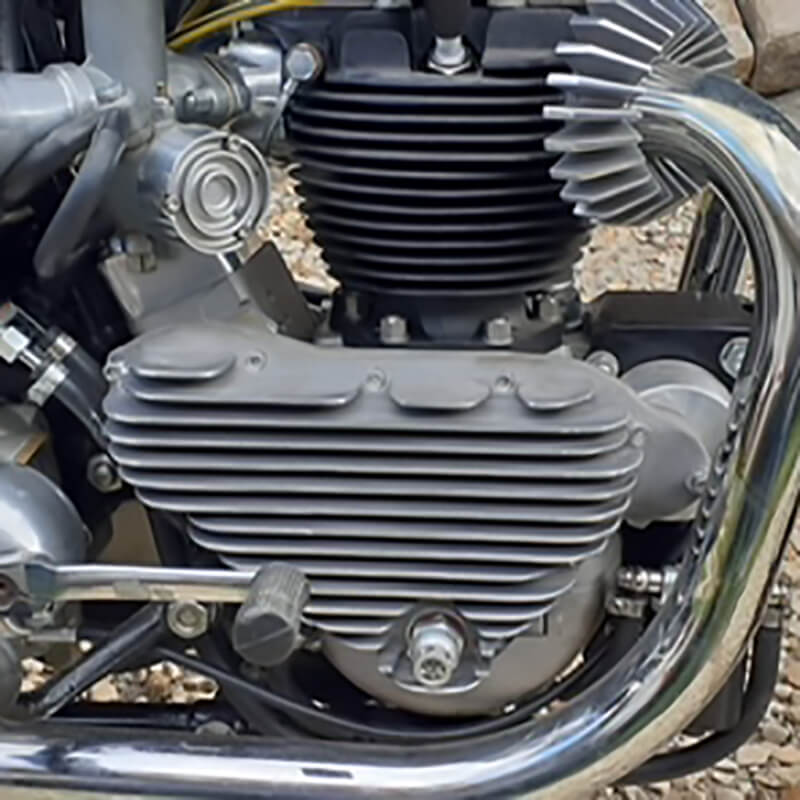Finned Timing Cover - Triumph Pre-Unit Generator Models - Image 19