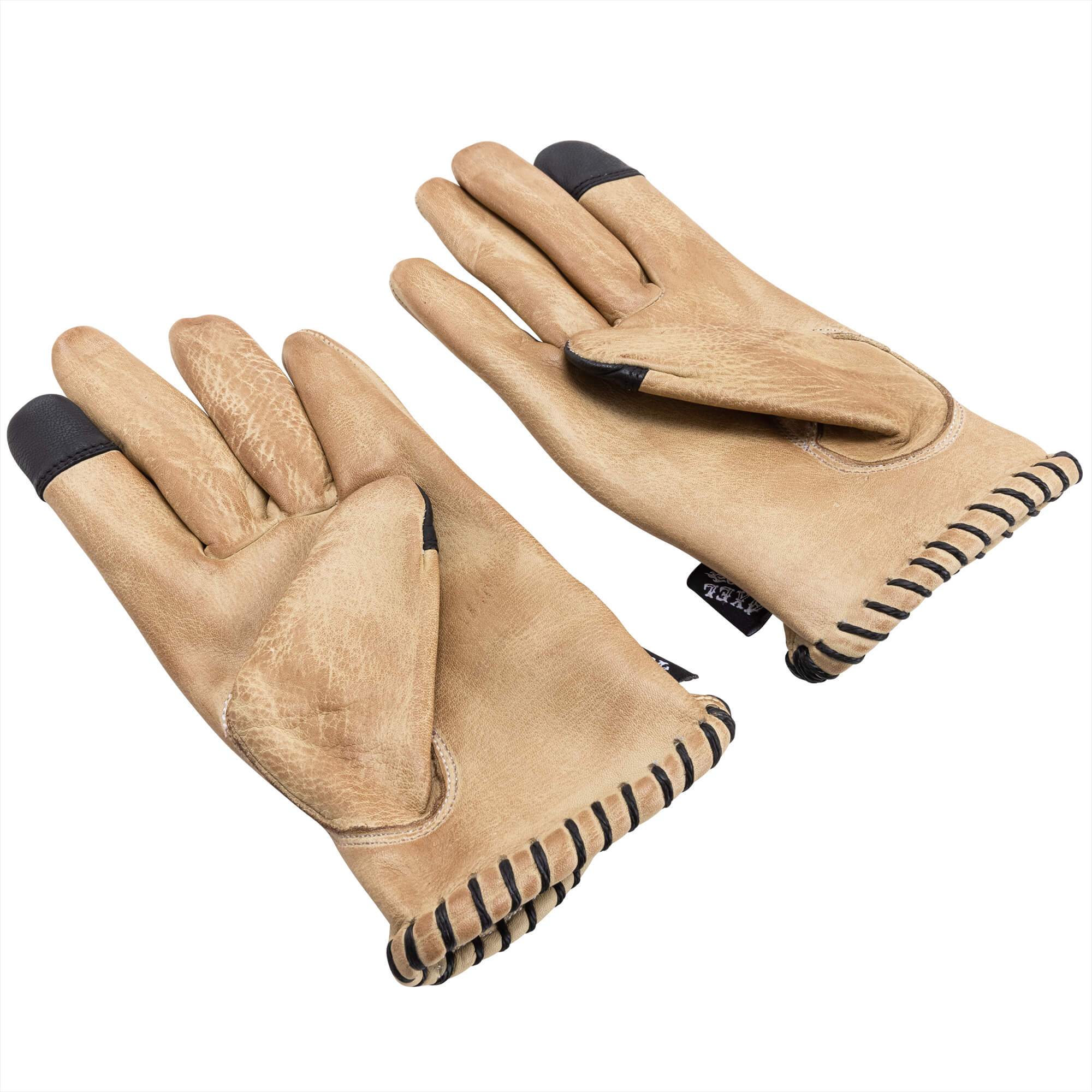 Tan Waxed Cowhide Gloves - Image 6