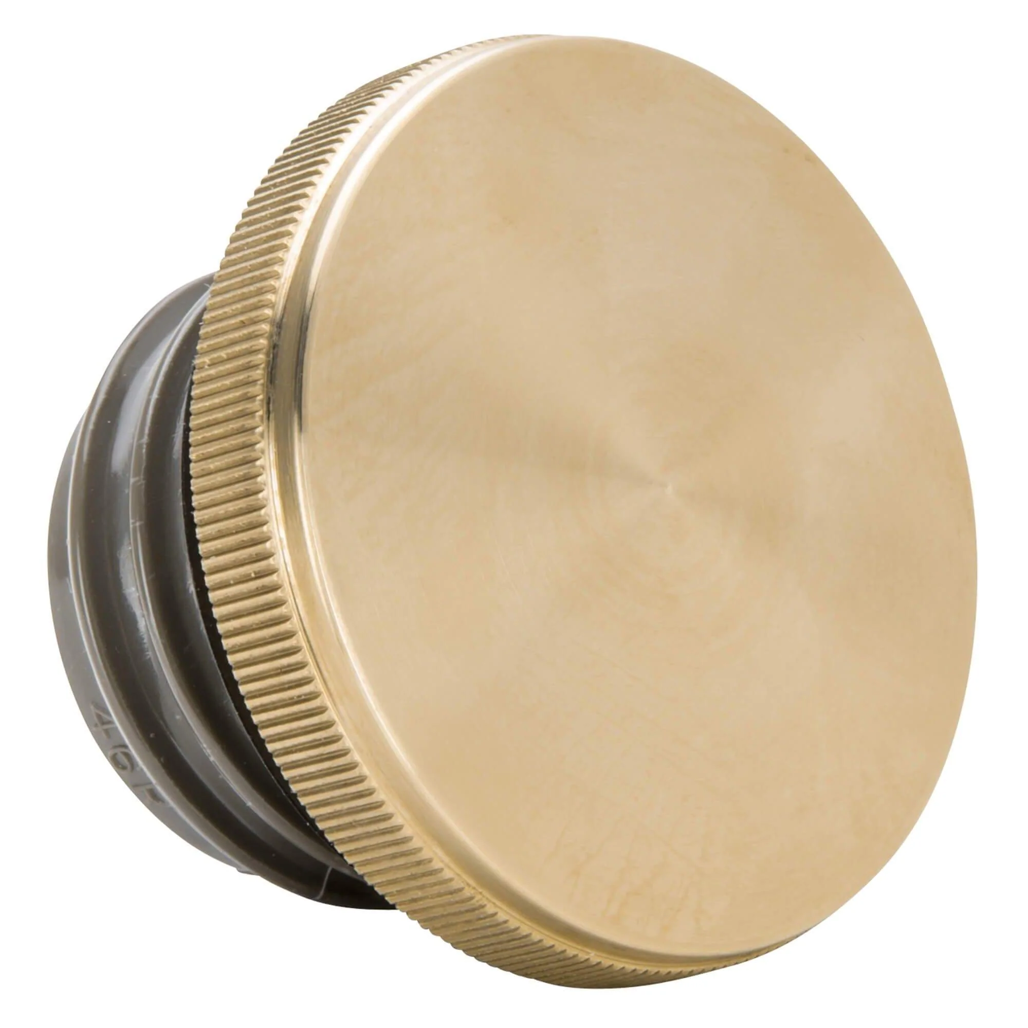 Banded Screw-In Gas Cap for Harley-Davidson 1982-1995 / Modern Triumph Bonneville T100 / T120, Scrambler, Thruxton - Brass - Image 2