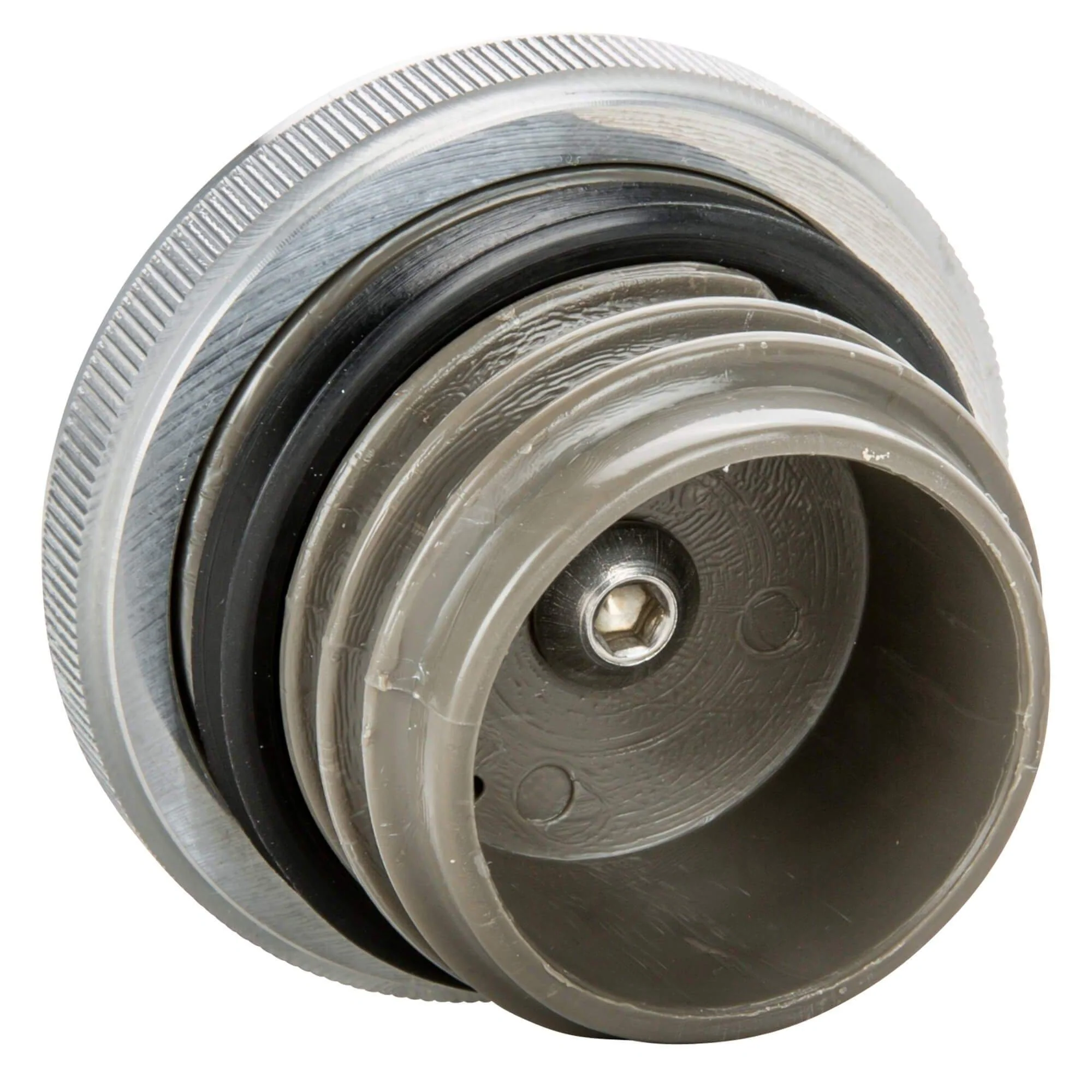 Banded Screw-In Gas Cap for Harley-Davidson 1996 & later - Aluminum - Image 3