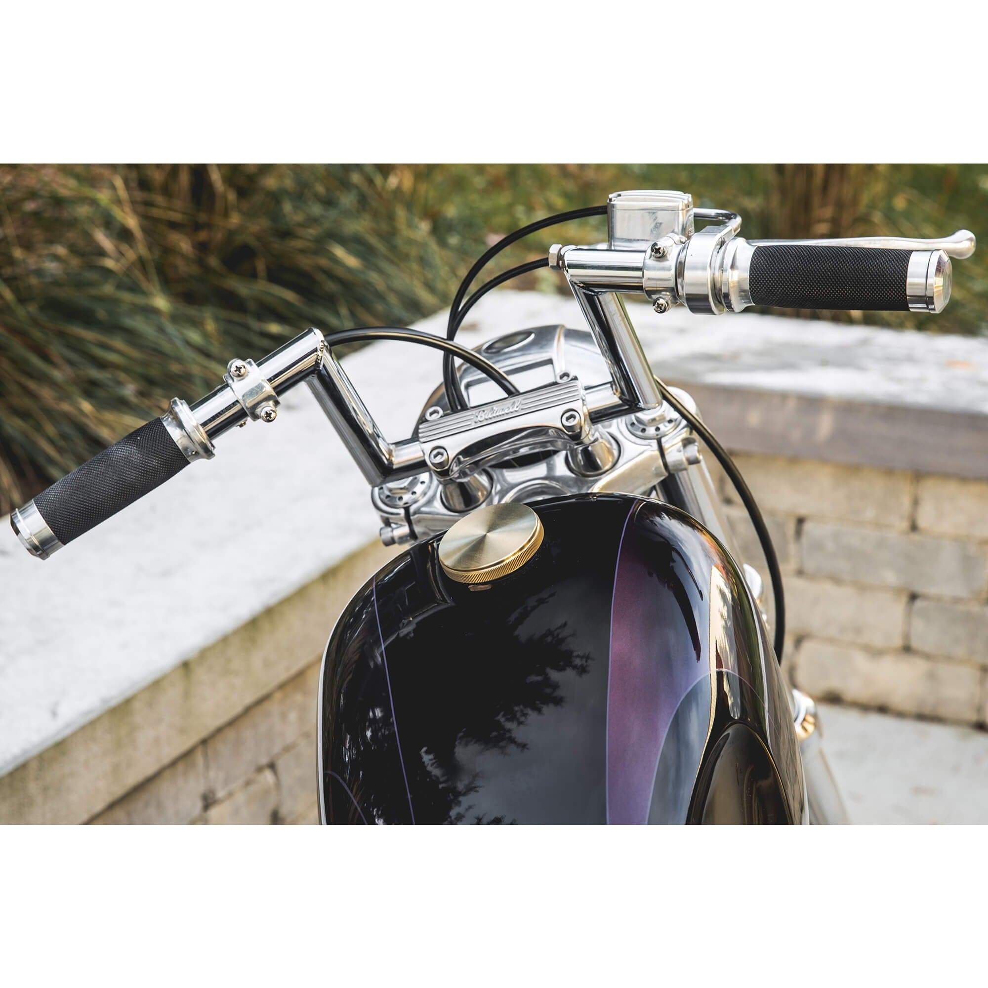 Banded Screw-In Gas Cap for Harley-Davidson 1996 & later - Brass - Image 4