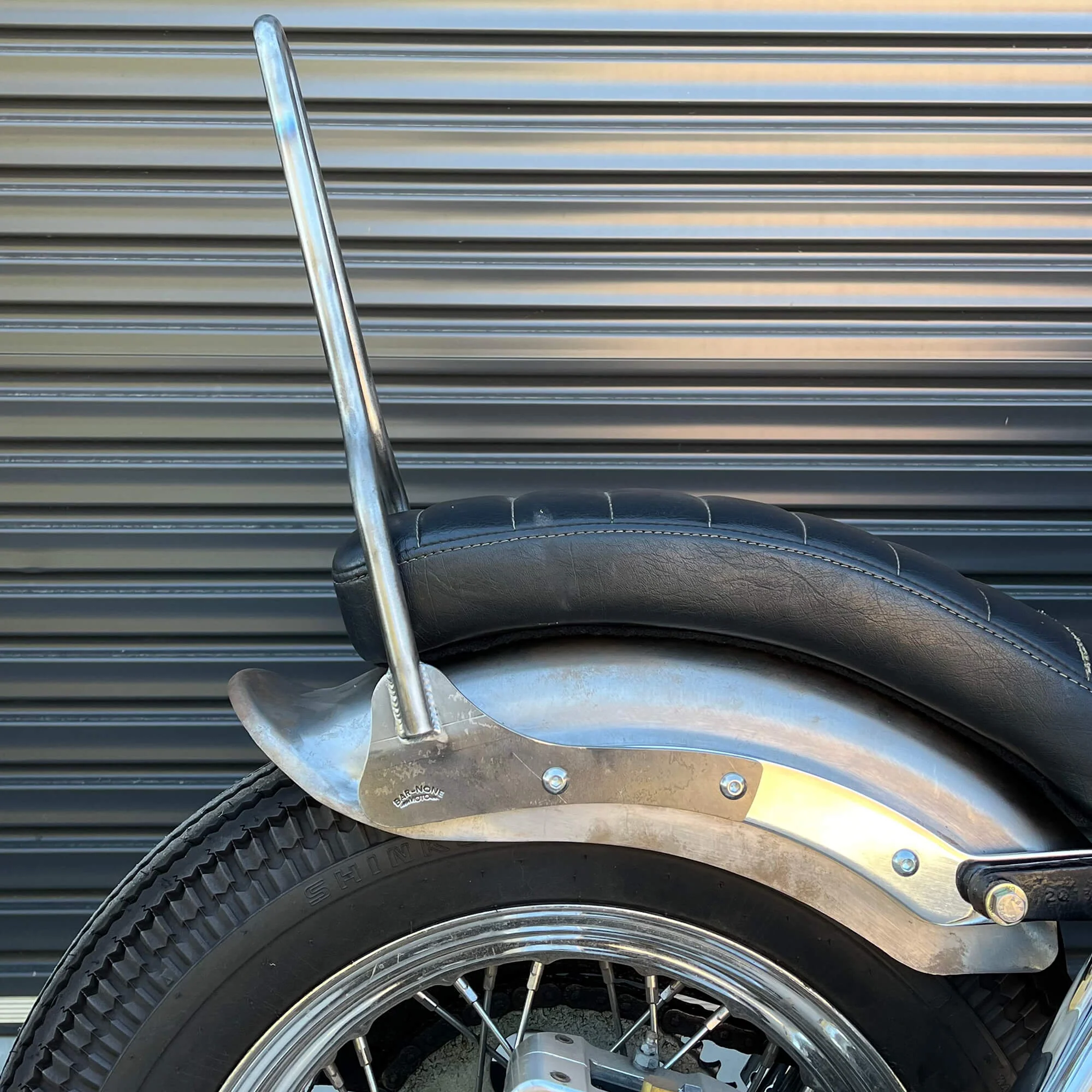 BNM Two-Up Bolt On Sissy Bar For Rogue Fender - 1958-1984 Harley-Davidson Panhead/Shovelhead - Image 13