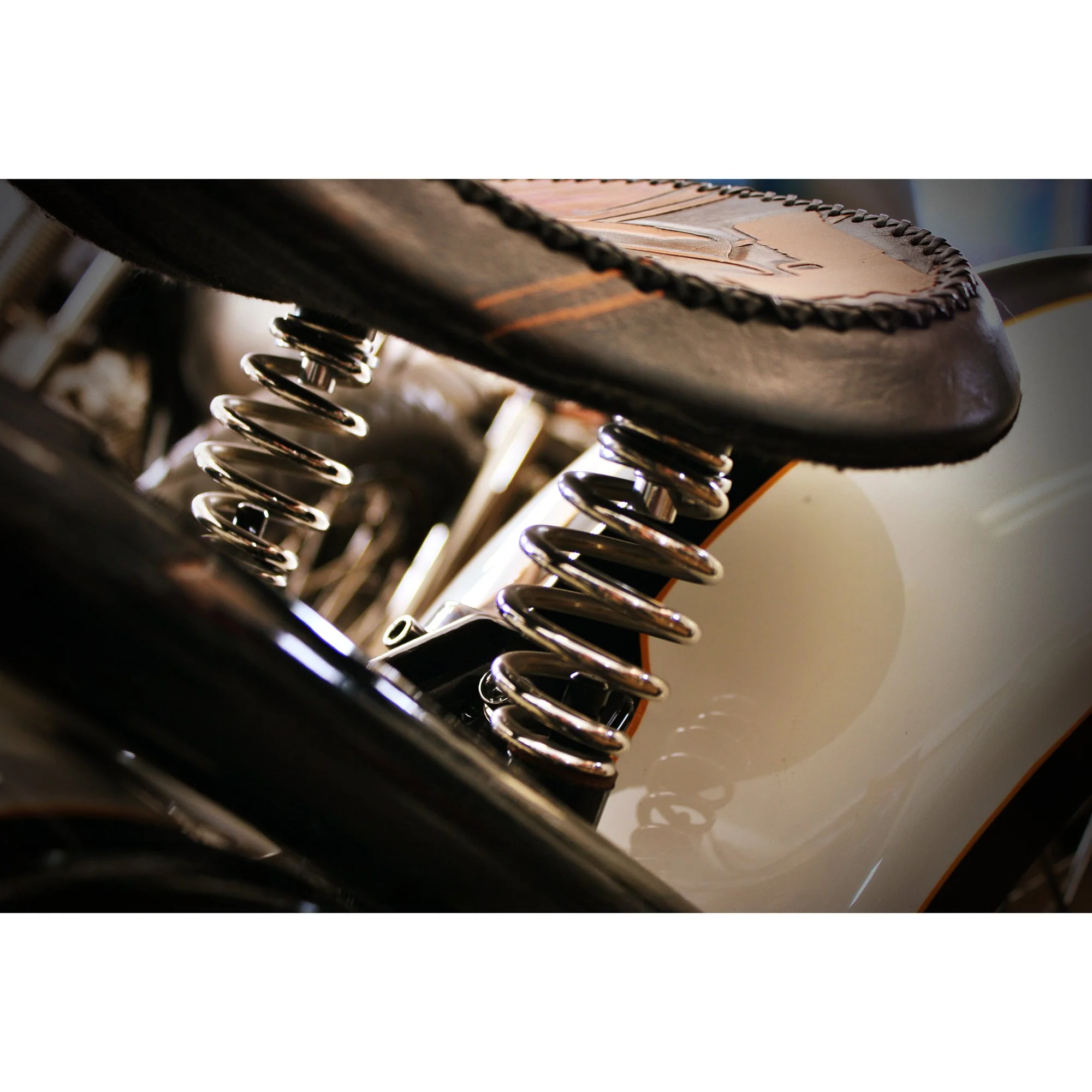 SS2 Solo Seat Springs - Barrel Style - 3 inch Stainless Steel - Image 6