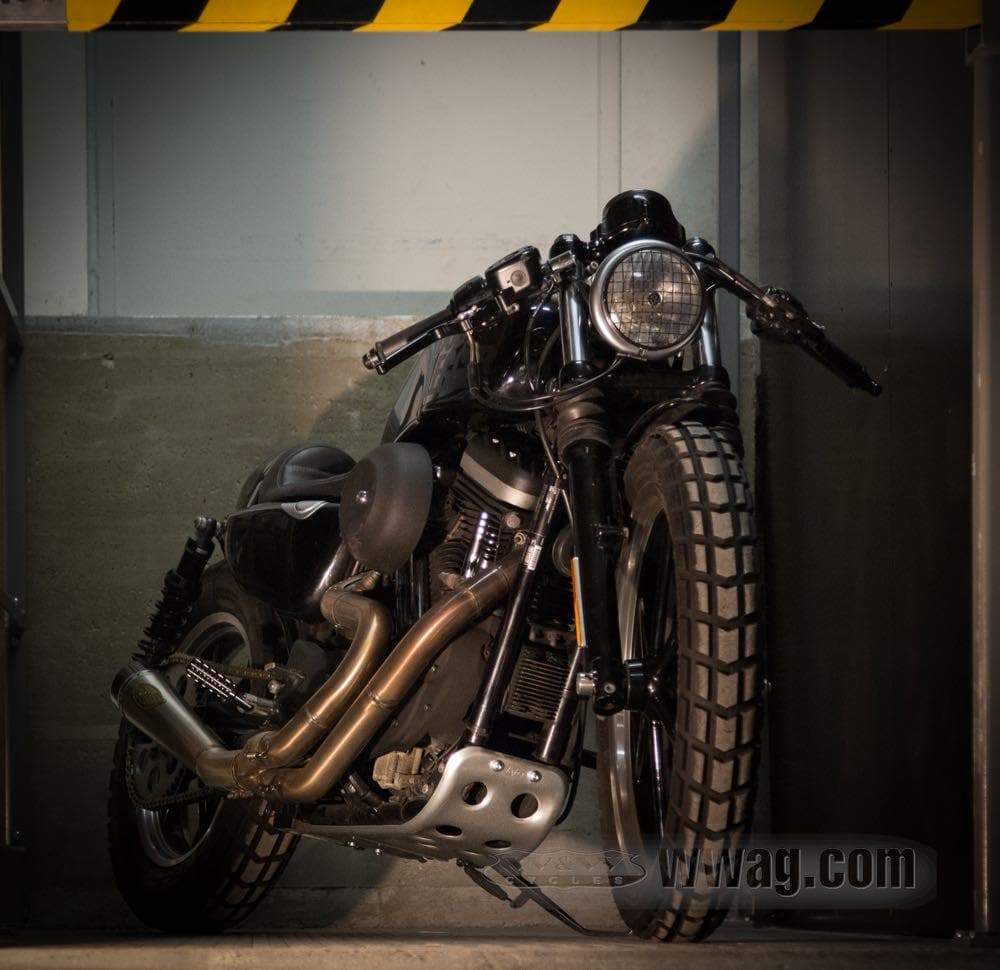 Baja Skid Plate for 2004 & Up Harley-Davidson Sportsters - Black - Image 7