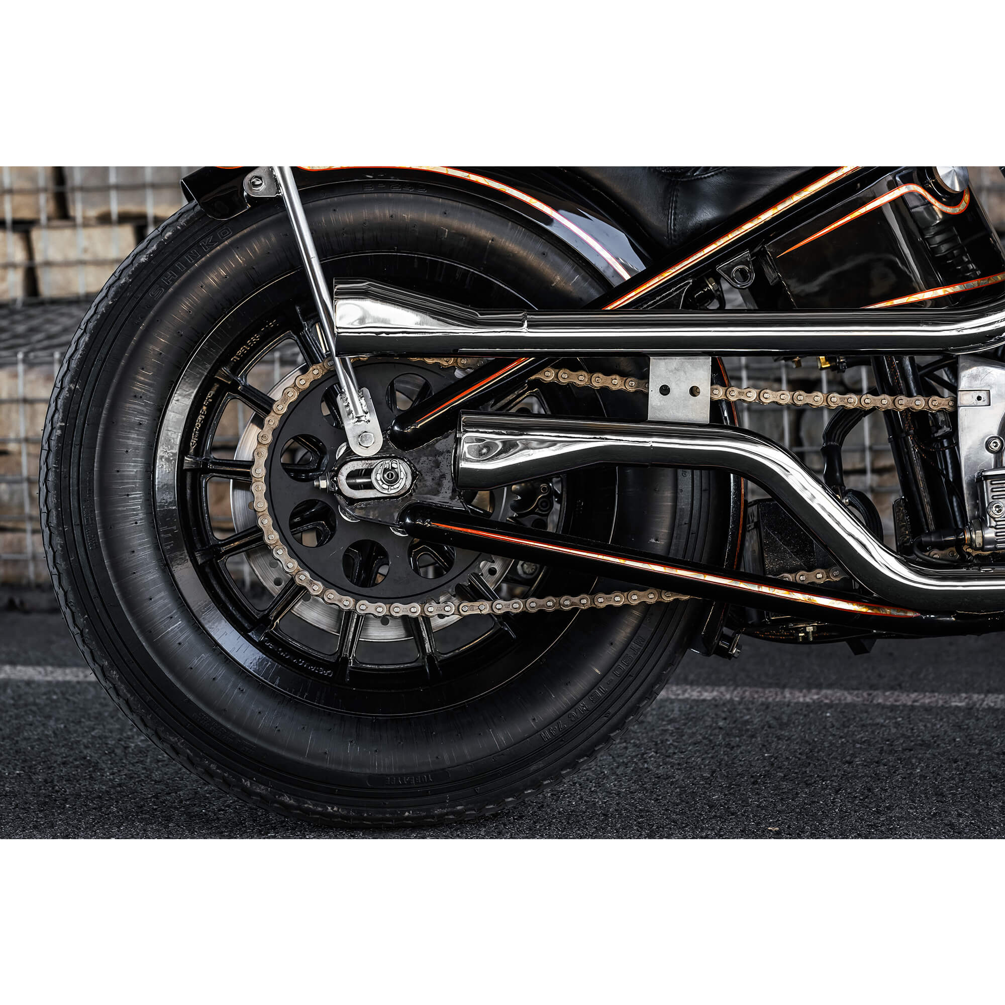 Belt to Chain Conversion Kit Harley 883 Sportster 1995-2003 - Black Sprocket - Image 9
