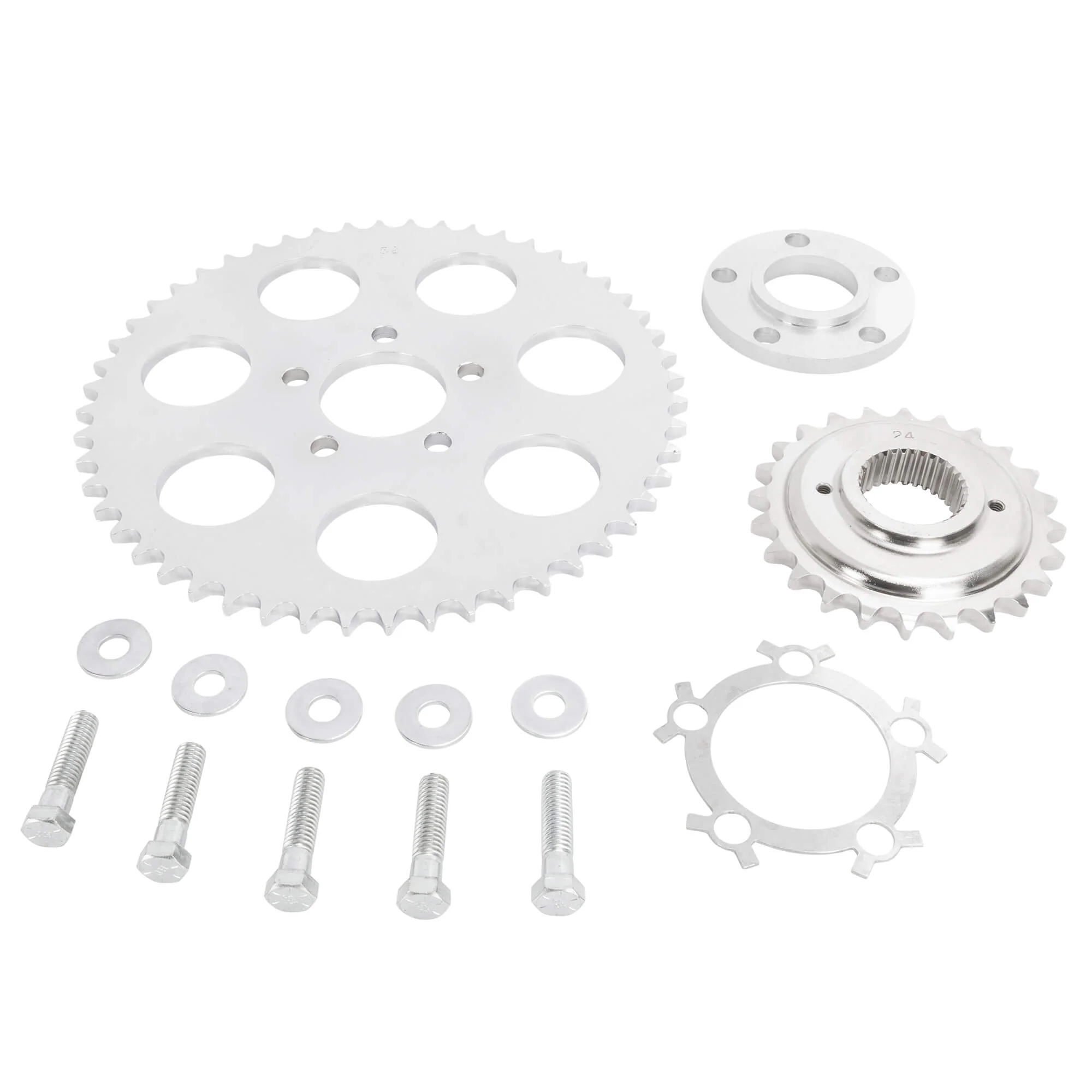 Belt to Chain Conversion Kit Harley-Davidson Dyna 1994-99 - Chrome Sprocket